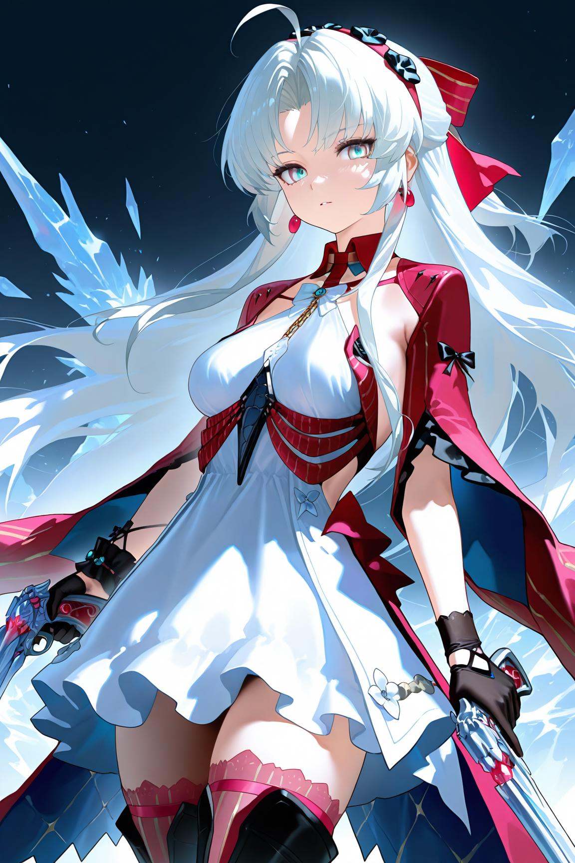 carlotta \(wuthering waves\),  1girl,  weapon on Tensor.Art
