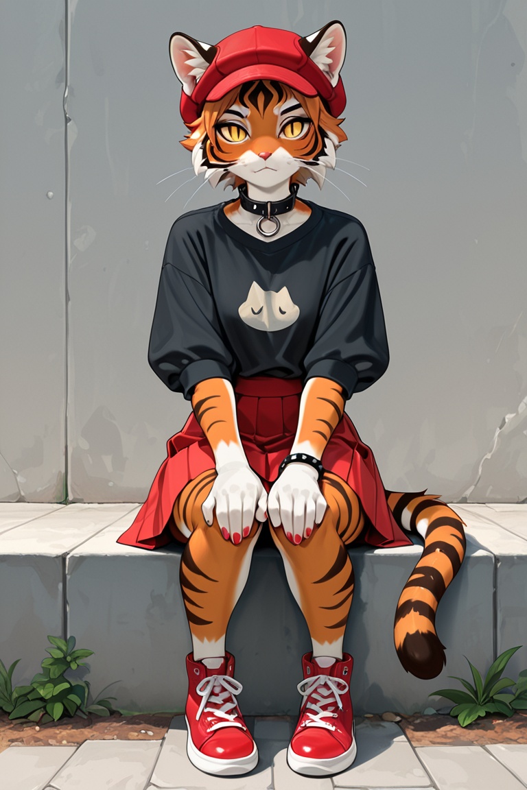 1girl,  furry,  animal ears on Tensor.Art