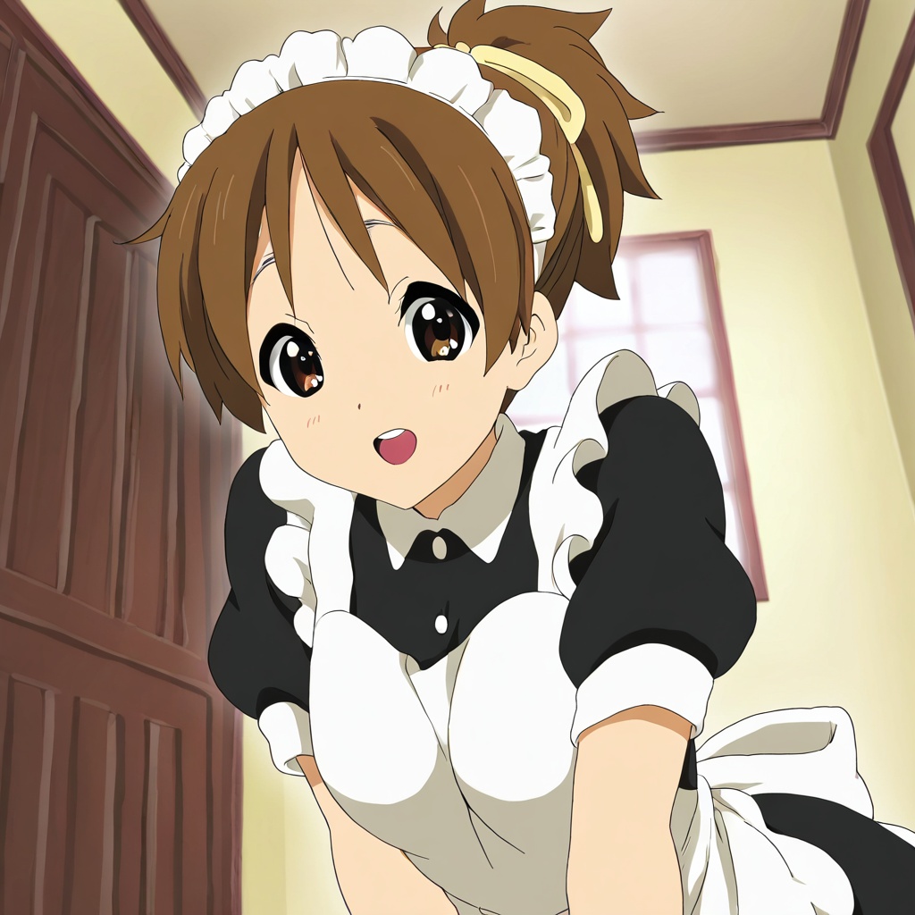 Hirasawa ui (K-ON!),  brown hair,  brown eyes on Tensor.Art