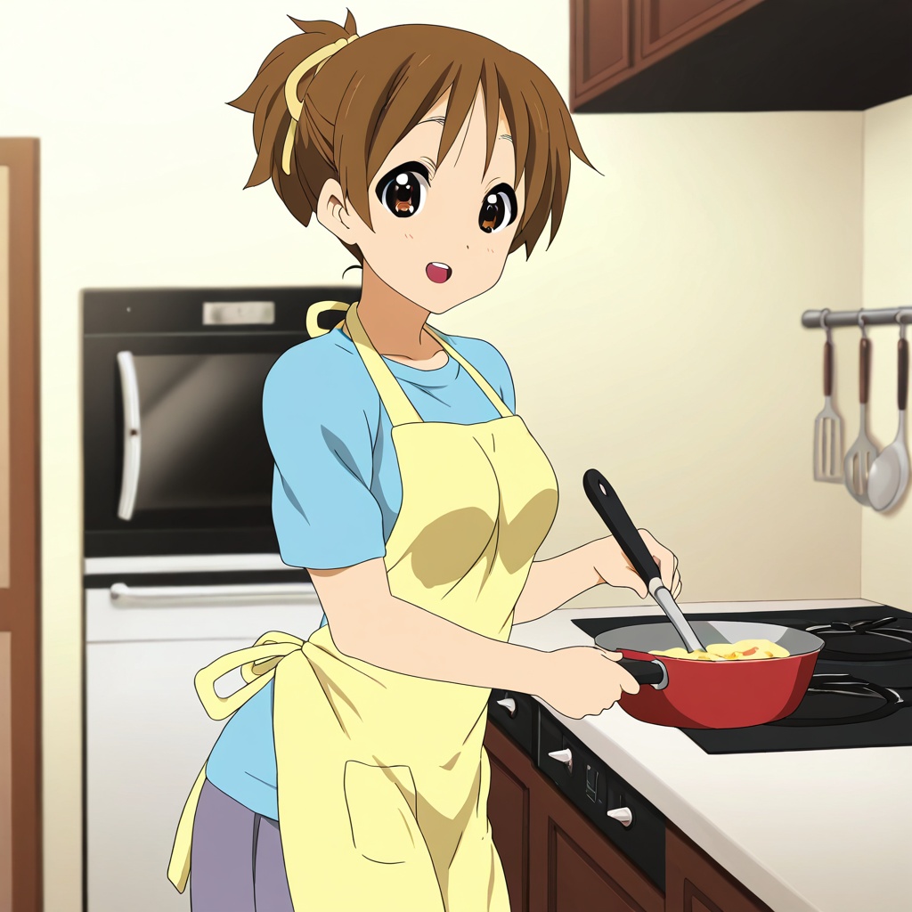 Hirasawa ui (K-ON!),  brown hair,  brown eyes on Tensor.Art