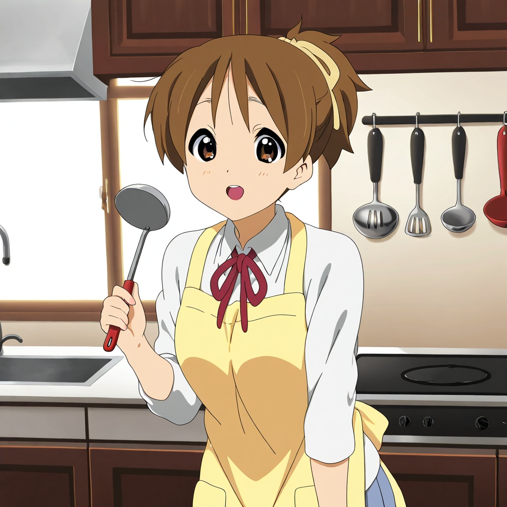 Hirasawa ui (K-ON!),  brown hair,  brown eyes on Tensor.Art