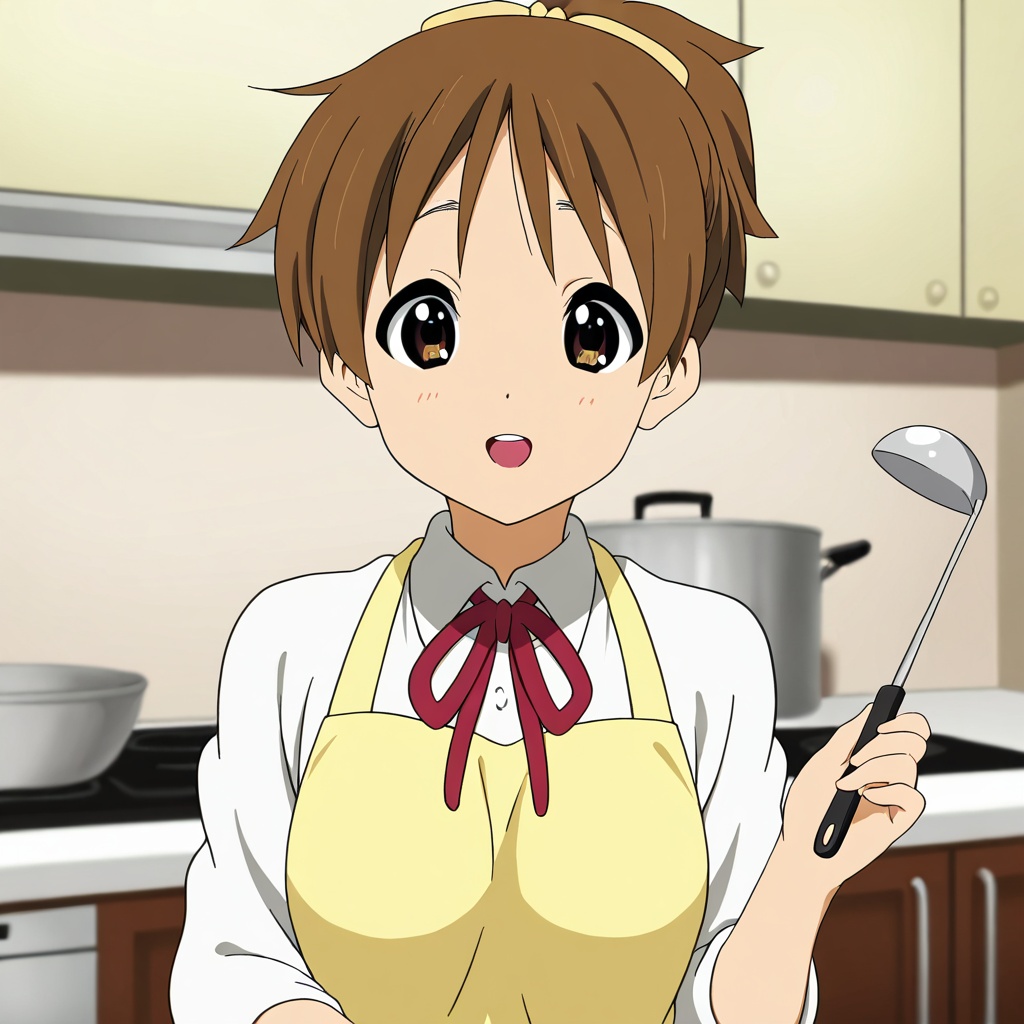 Hirasawa ui (K-ON!),  brown hair,  brown eyes on Tensor.Art