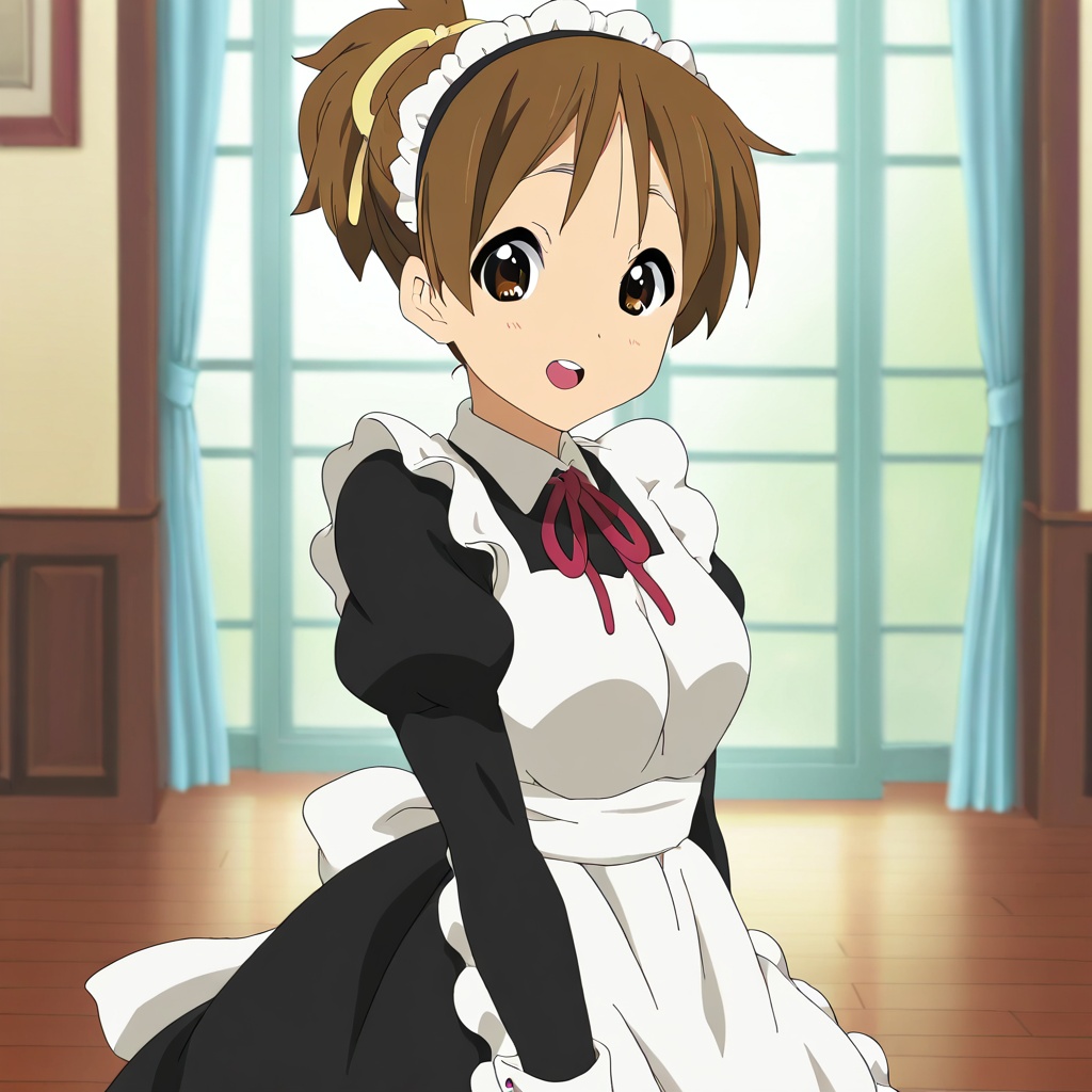 Hirasawa ui (K-ON!),  brown hair,  brown eyes on Tensor.Art