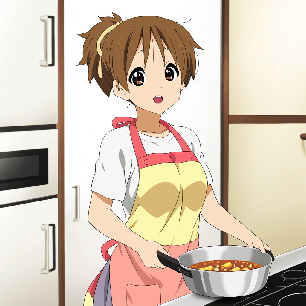 Hirasawa ui (K-ON!),  brown hair,  brown eyes on Tensor.Art