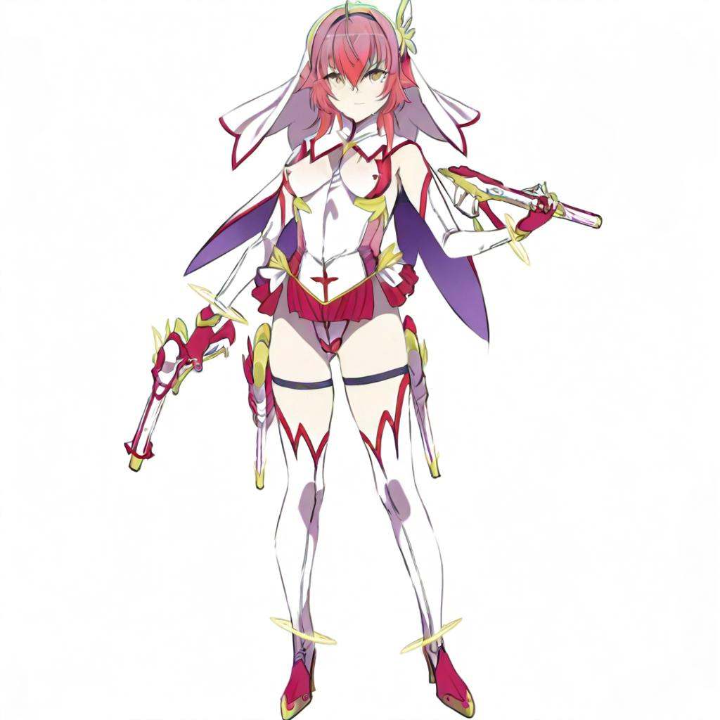 faith_tia,  red hair,  hair ornament on Tensor.Art