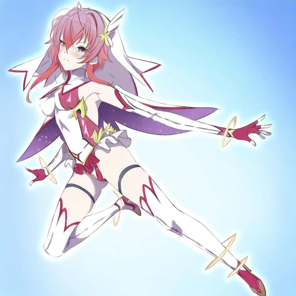 faith_tia,  red hair,  hair ornament on Tensor.Art