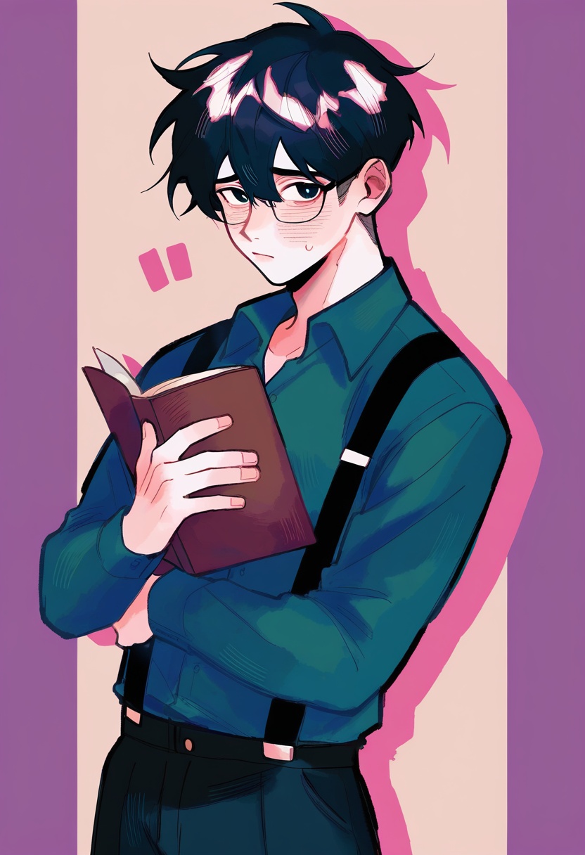 1boy,  standing_confidently,  messy_undercut on Tensor.Art