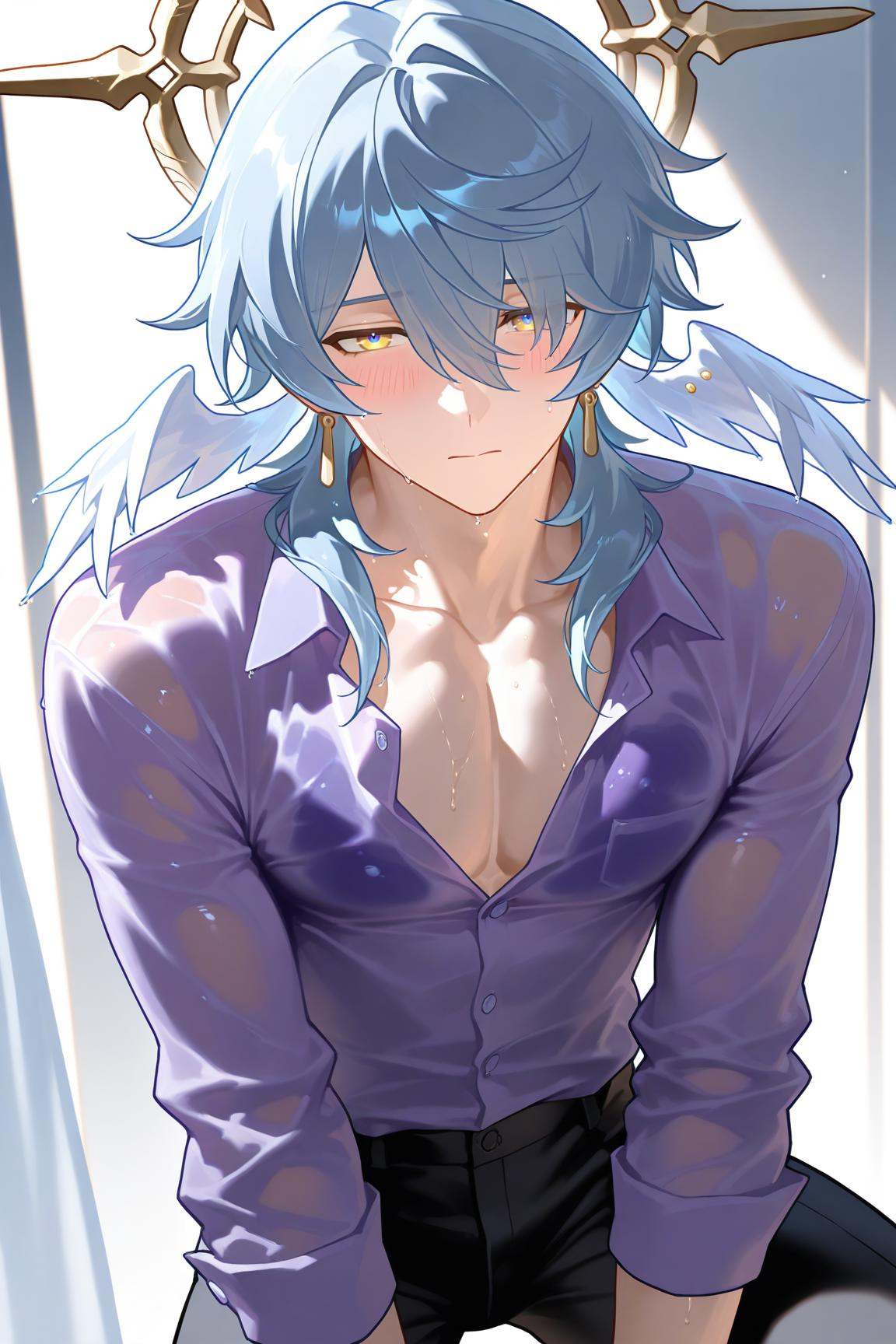 sunday \(honkai star rail\),  1boy,  male focus on Tensor.Art