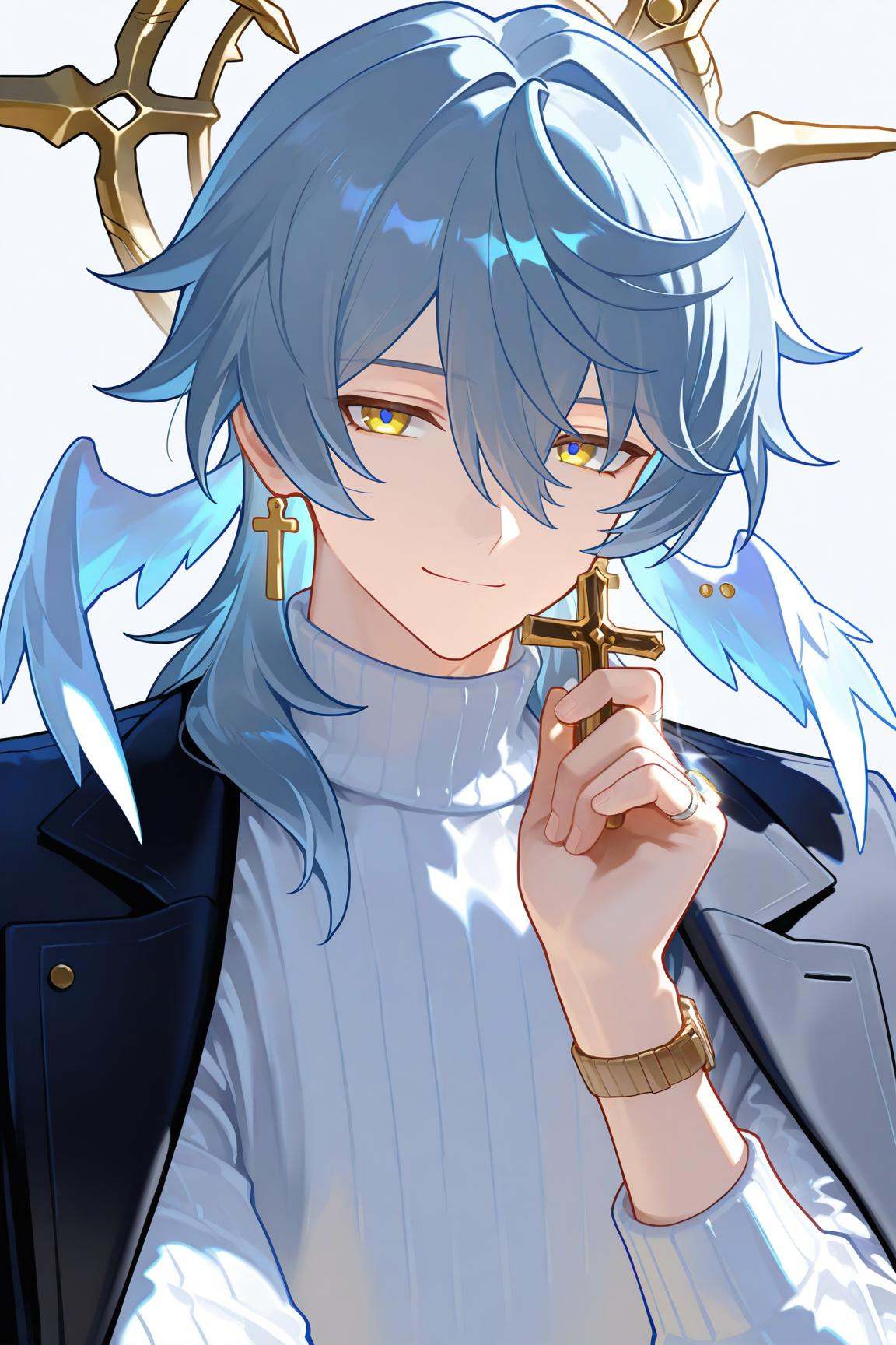 sunday \(honkai star rail\),  1boy,  male focus on Tensor.Art