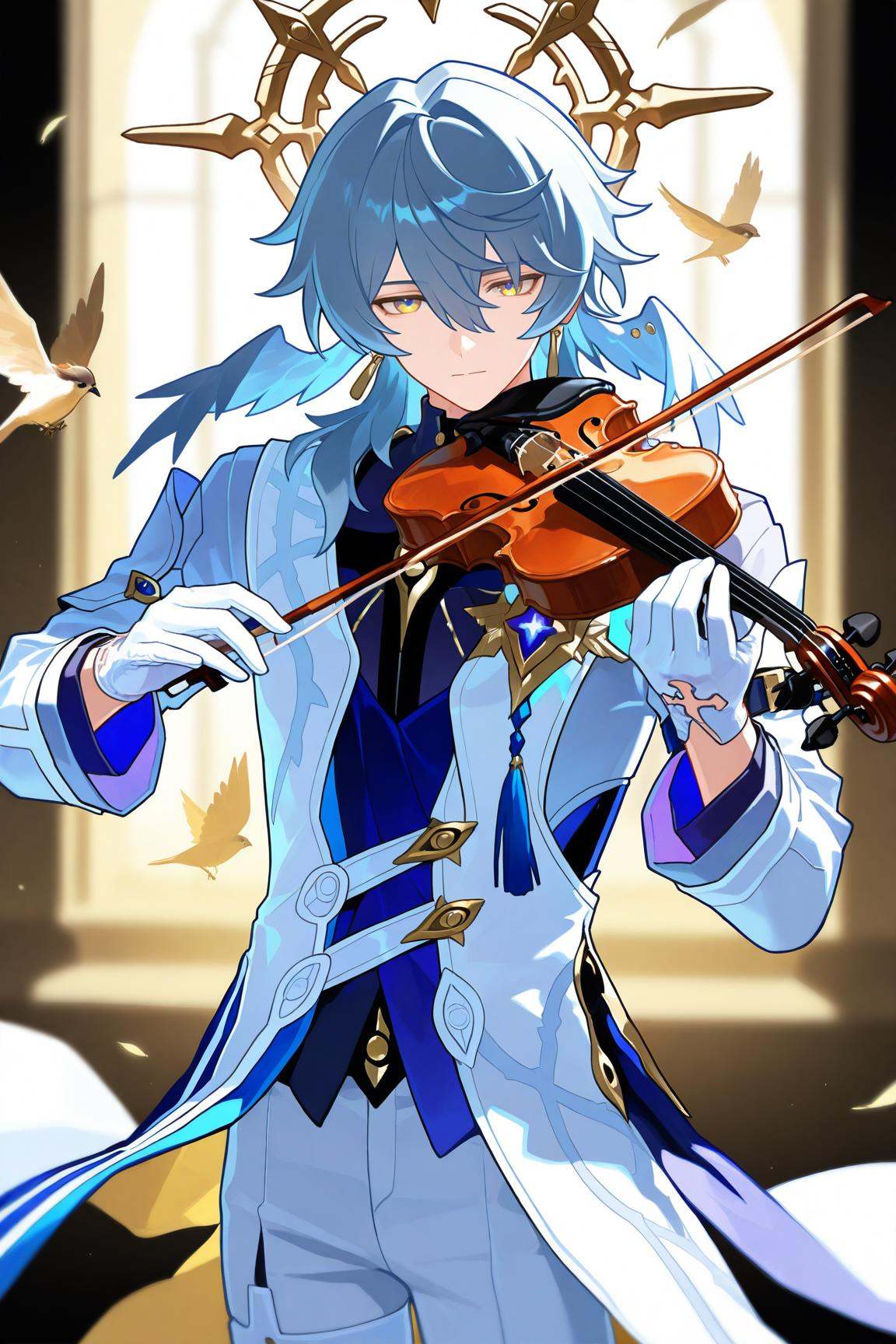 sunday \(honkai star rail\),  1boy,  male focus on Tensor.Art