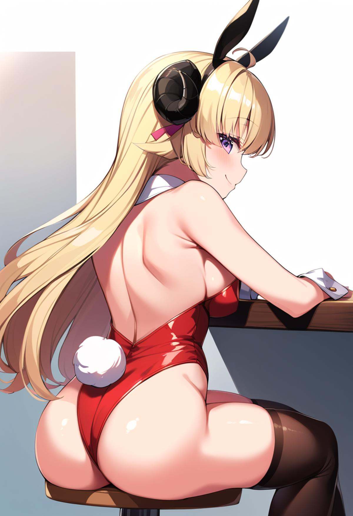 TsunomakiWatame,  long hair,  ahoge on Tensor.Art
