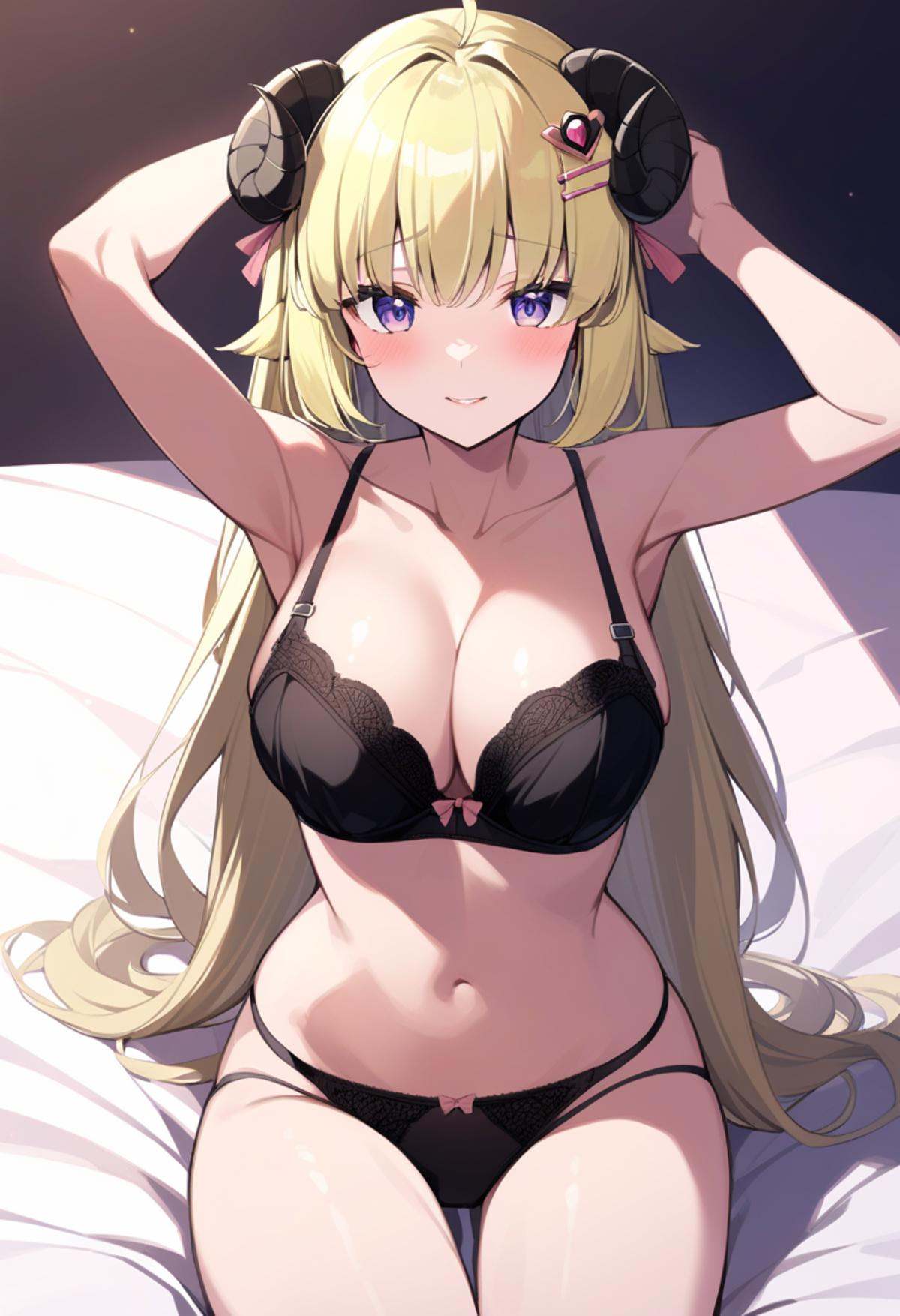 TsunomakiWatame,  long hair,  ahoge on Tensor.Art