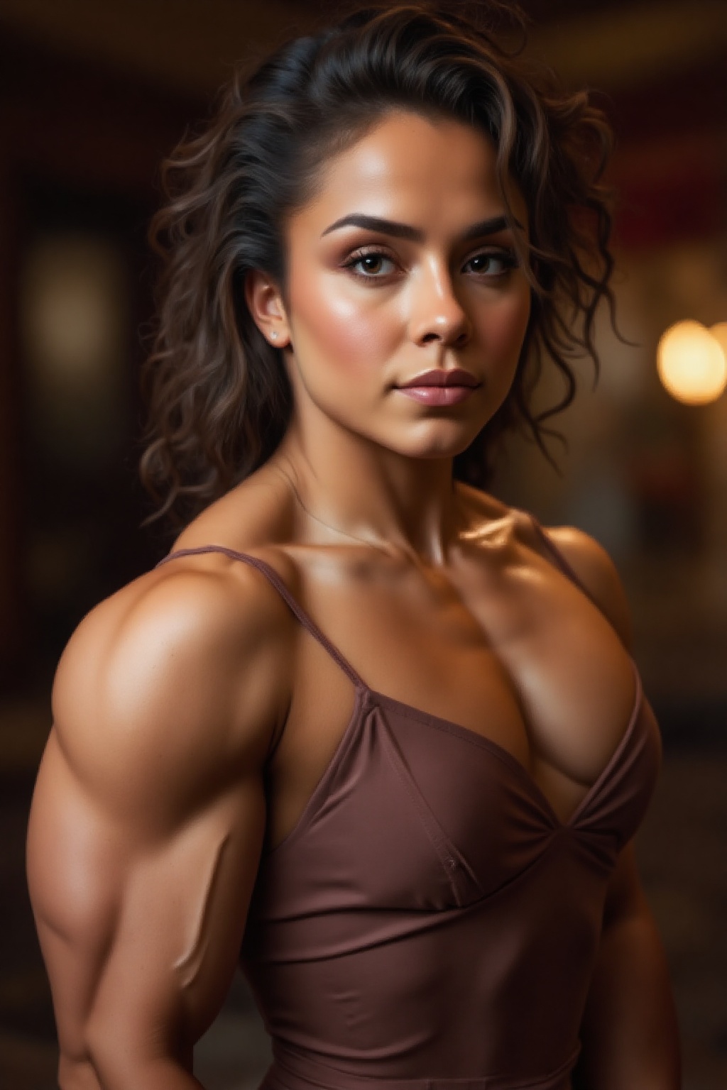 a woman,  busty,  8k on Tensor.Art