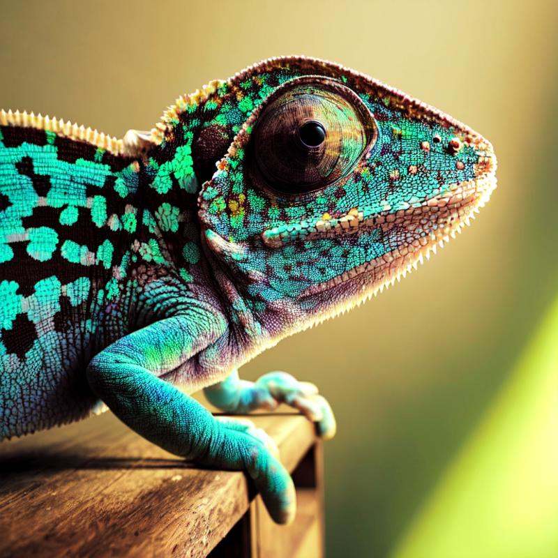 chameleon,  indoors on Tensor.Art