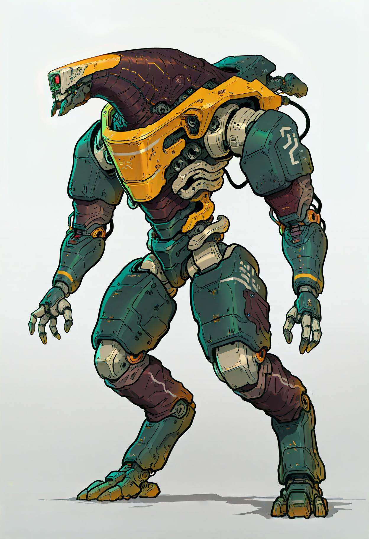 h3avyt3ch,  robot,  no humans on Tensor.Art