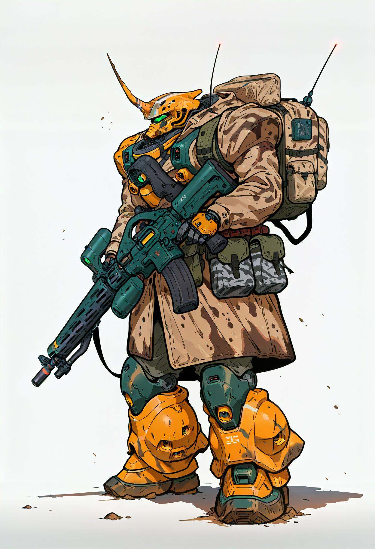 h3avyt3ch,  weapon,  robot on Tensor.Art