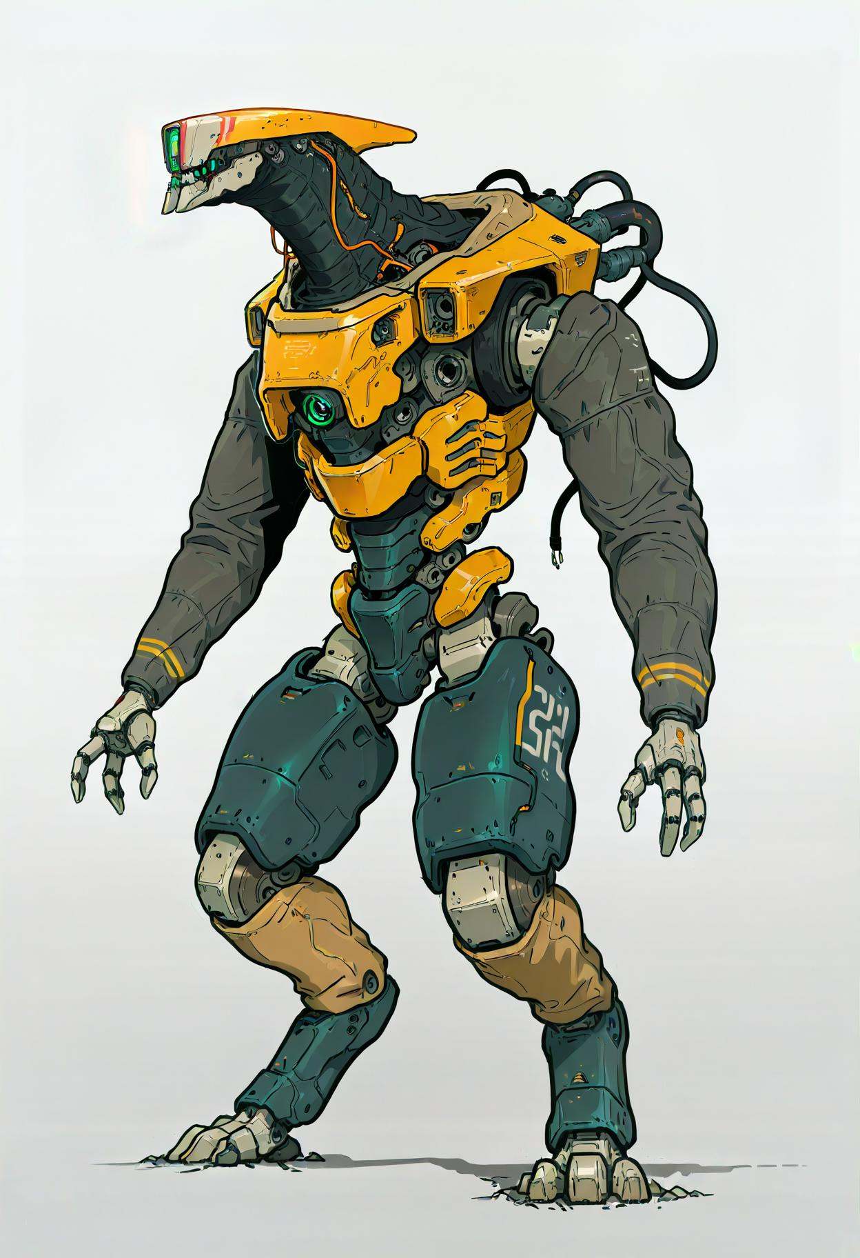 h3avyt3ch,  robot,  no humans on Tensor.Art