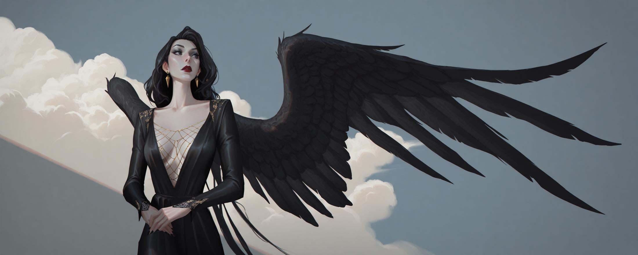 t00nfus1on,  1girl,  dress on Tensor.Art