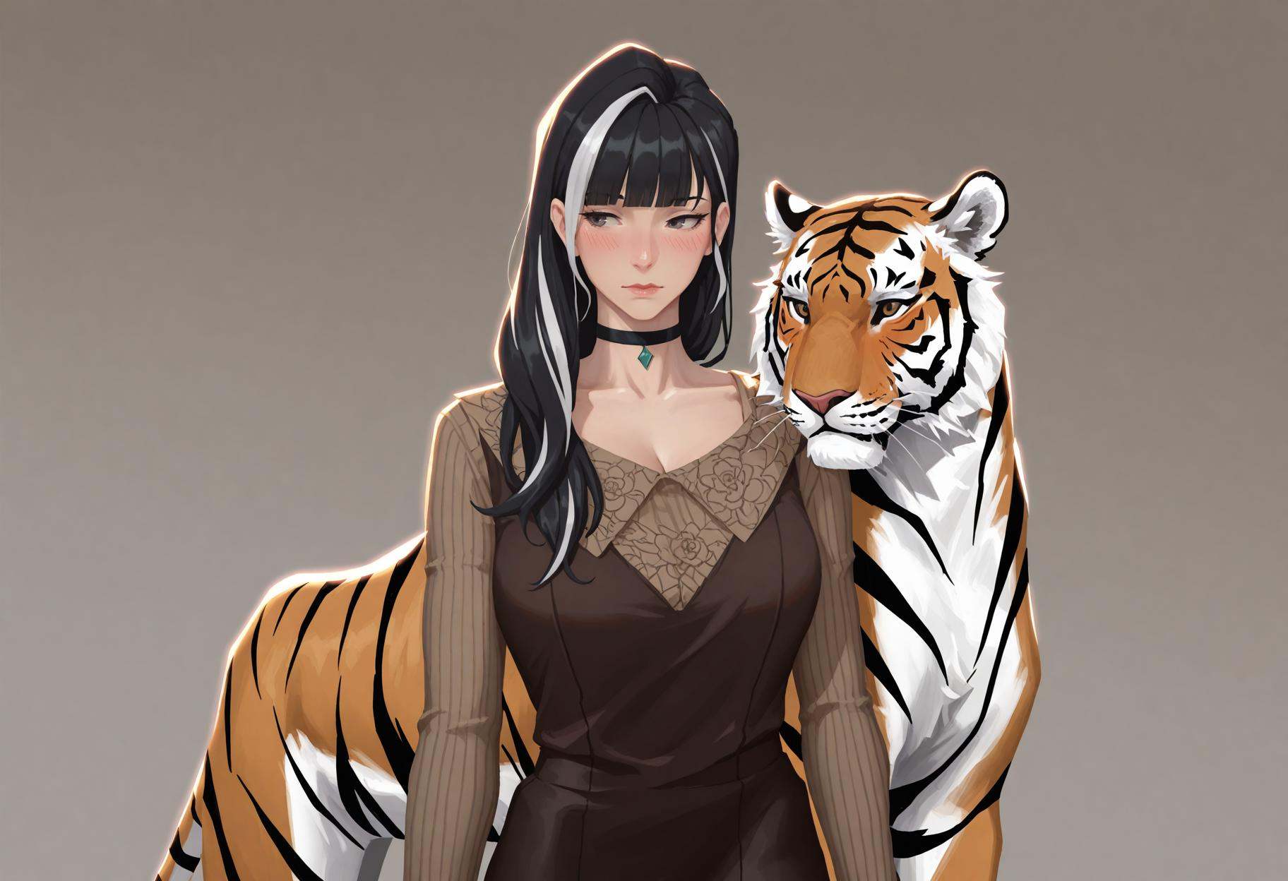 t00nfus1on,  1girl,  mature female on Tensor.Art