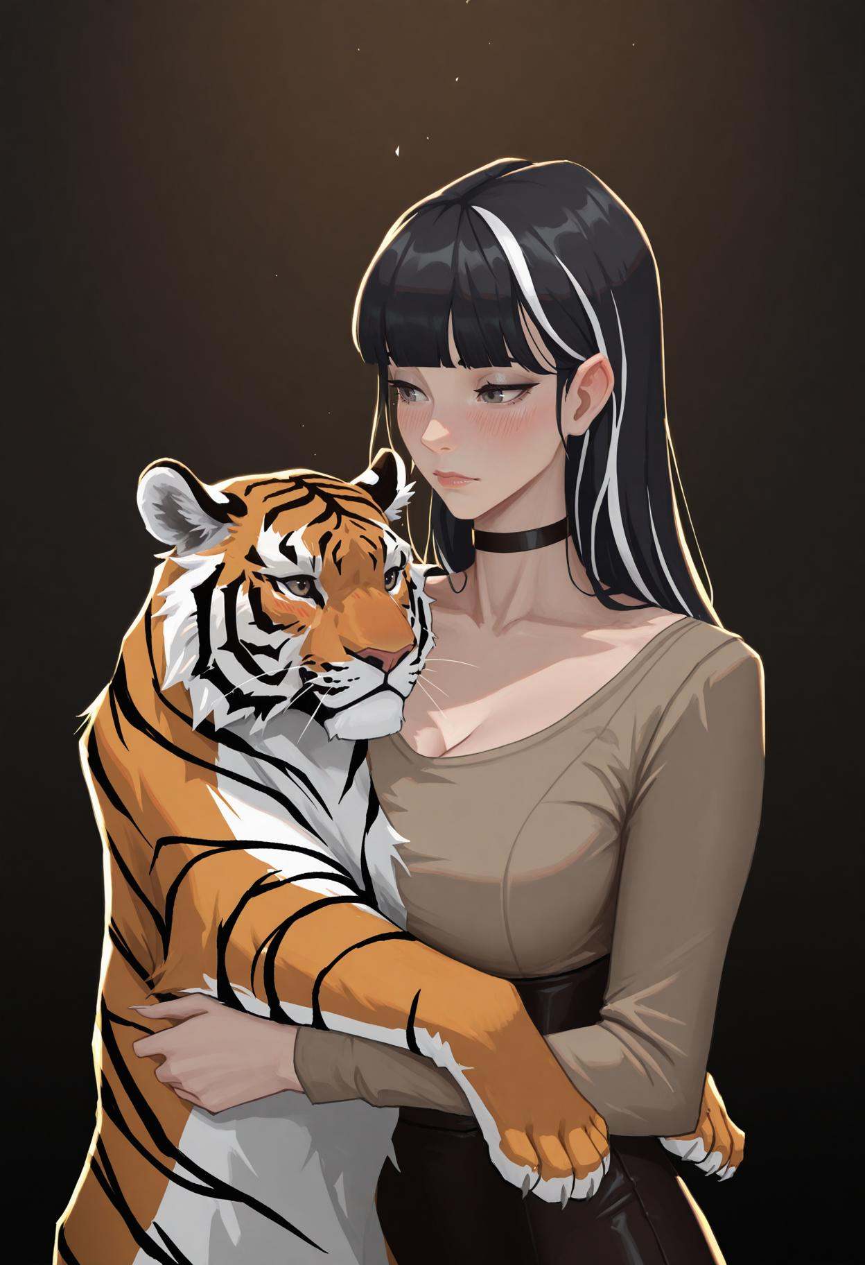 t00nfus1on,  1girl,  mature female on Tensor.Art