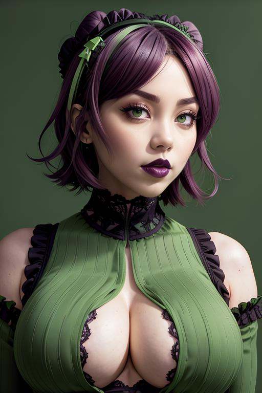 green theme,  Nico,  green suit on Tensor.Art