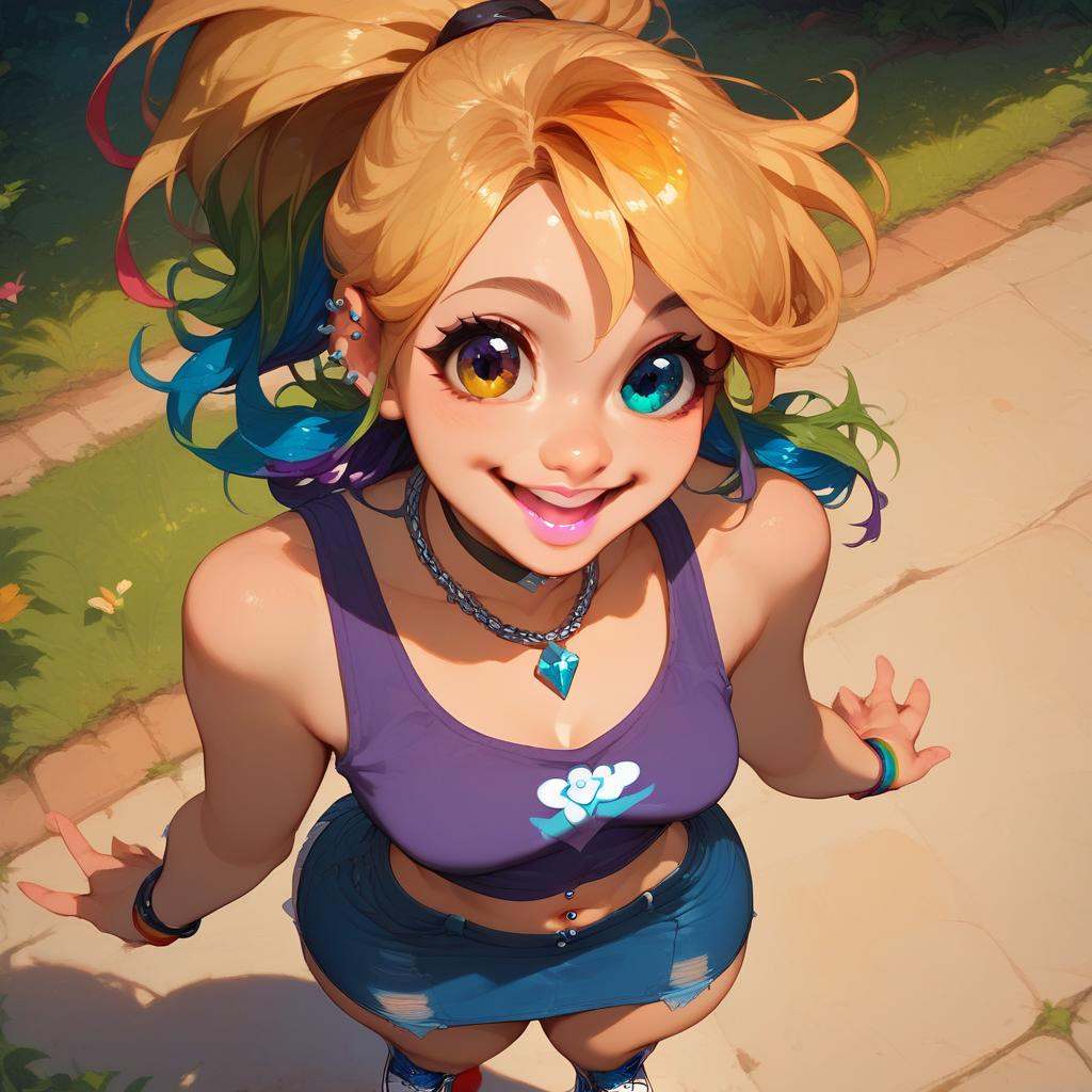 ASCII high detail,  perfect face,  cute face on Tensor.Art