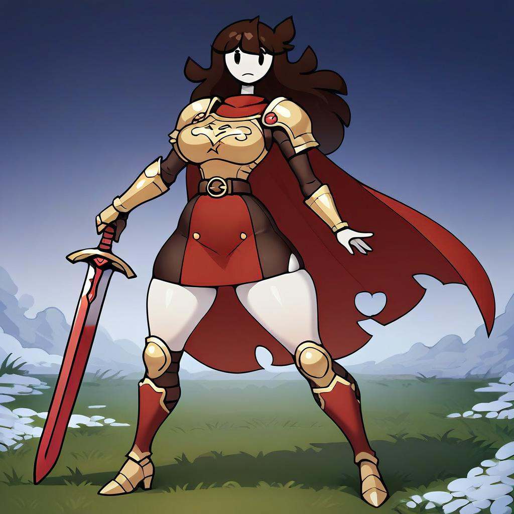 (jaiden-A)(white skin)(long hair,  brown hair) (black eyes,  simple eyes on Tensor.Art