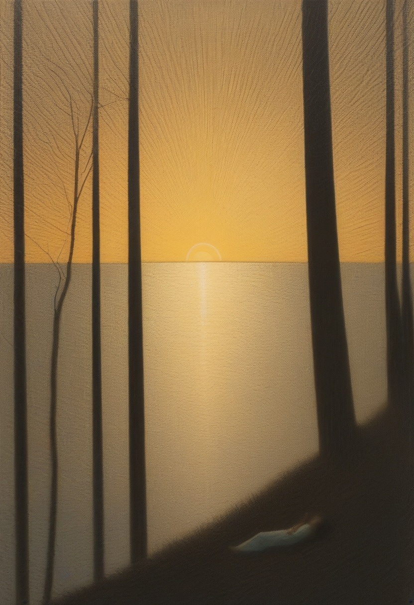in the style of Alphonse Osbert,  impressionism,  painting on Tensor.Art