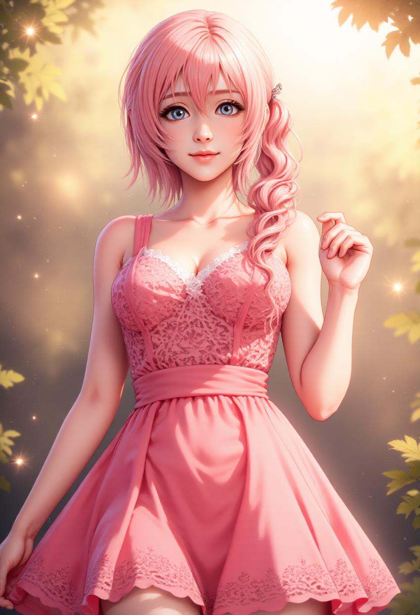 serah13,  stunning background. bright sunlight,  a mesmerizing blend of light and shadow on Tensor.Art