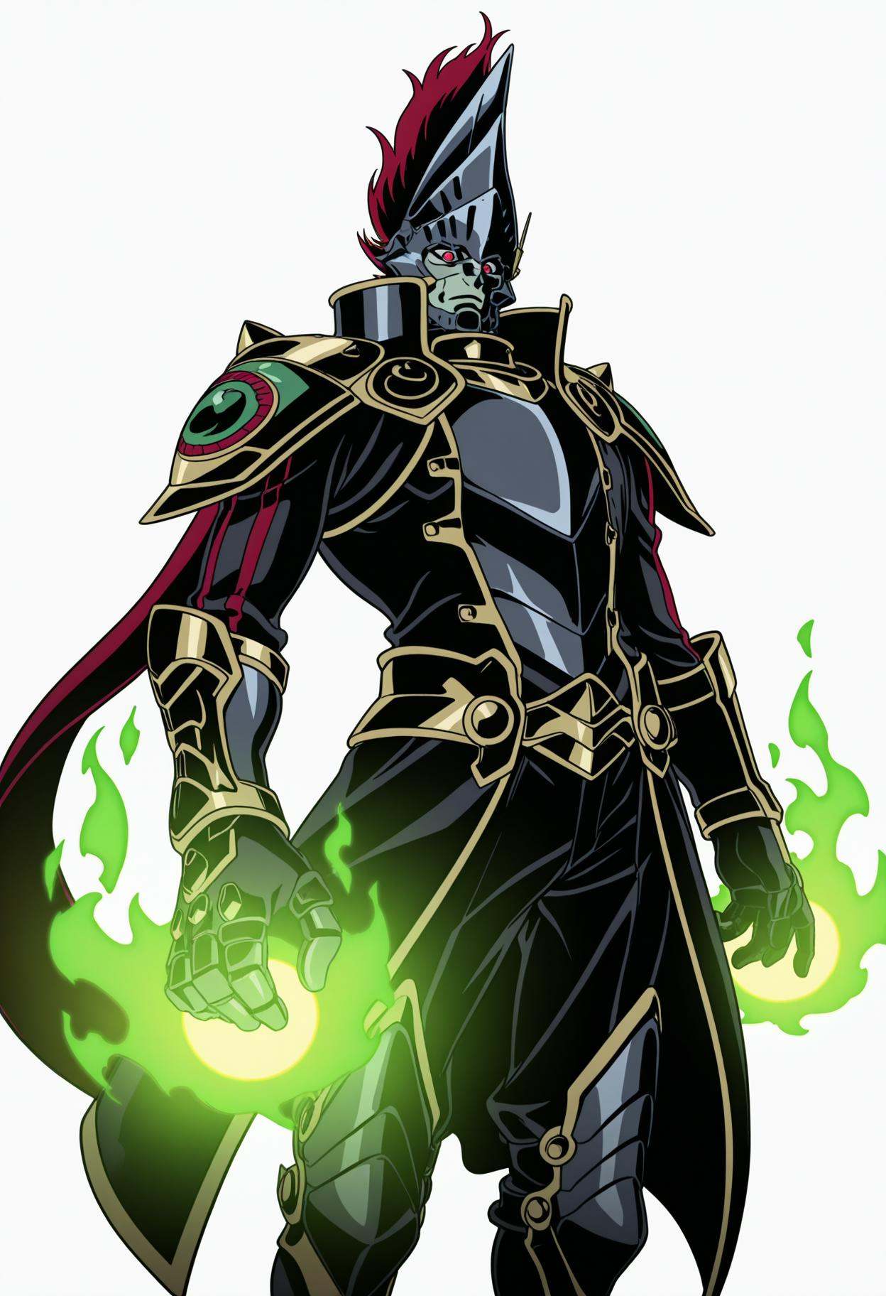 r3dl1n3,  armor,  white background on Tensor.Art