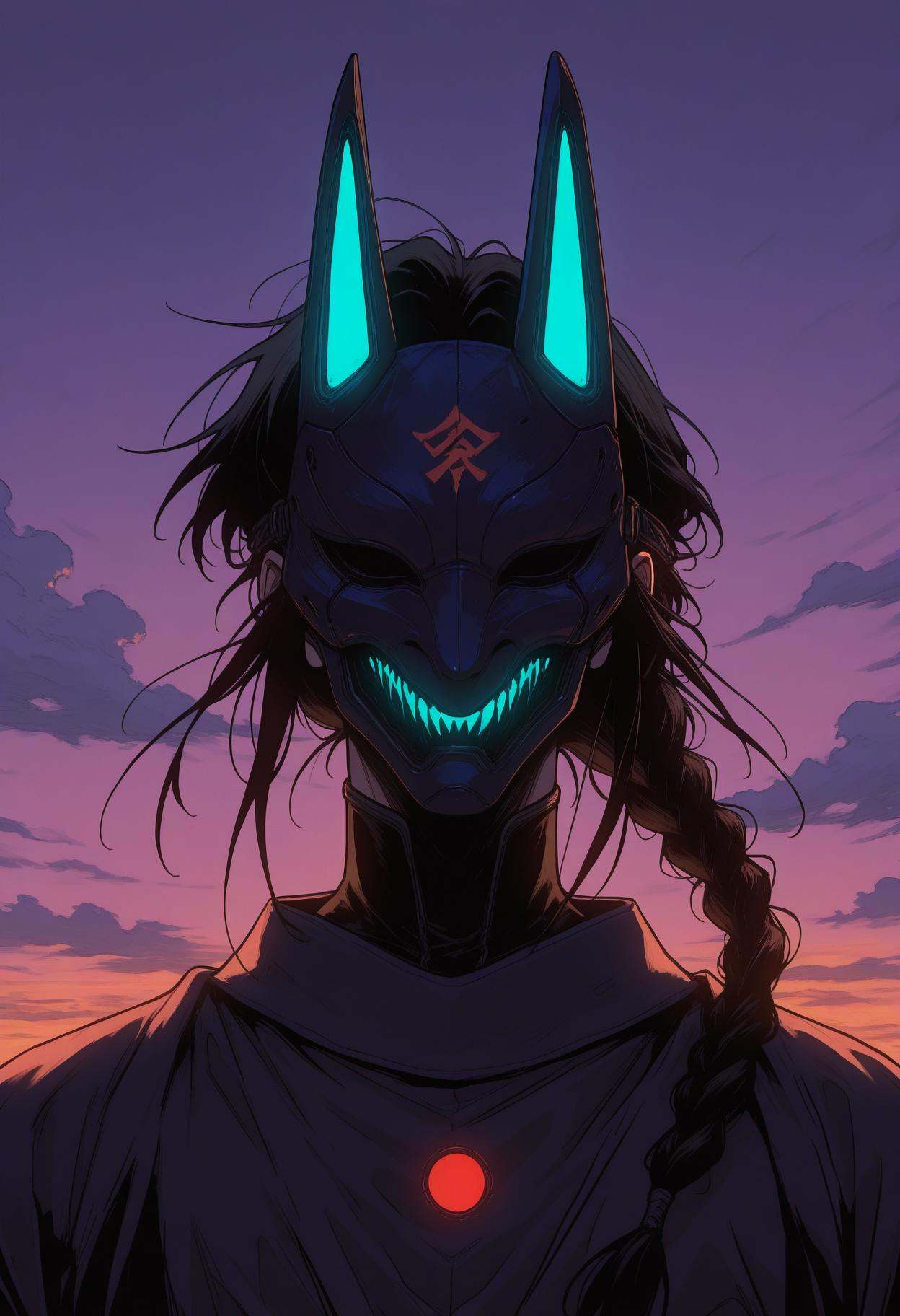 n30n01r,  glowing,  solo on Tensor.Art