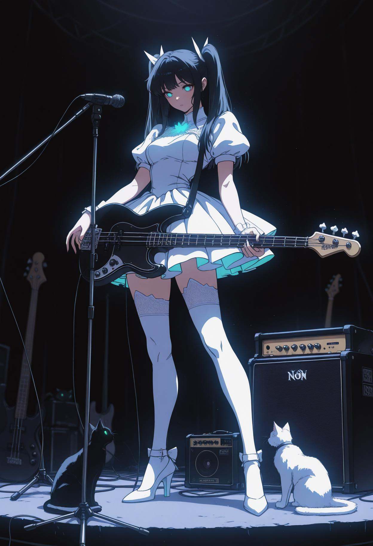n30n01r,  glowing,  1girl on Tensor.Art