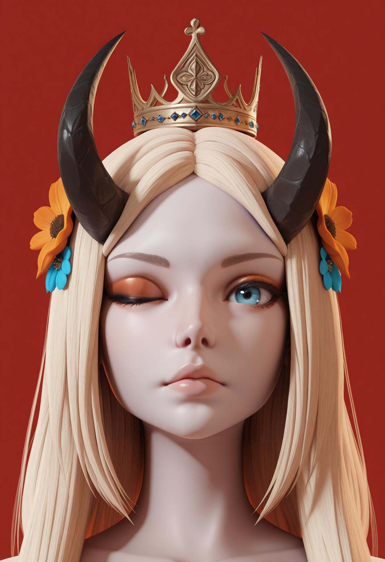r3nd3rv3rs3,  3d,  1girl on Tensor.Art
