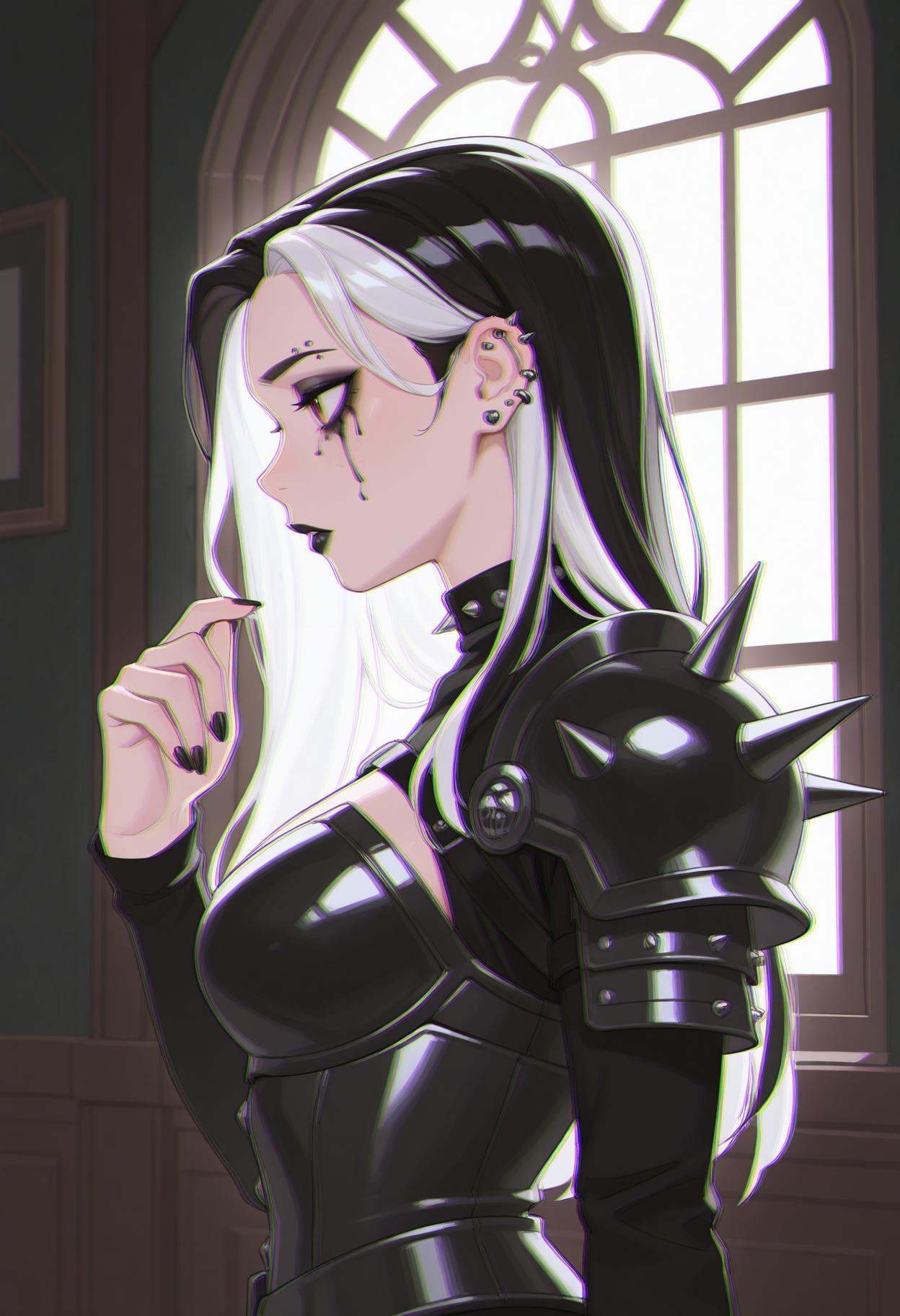 p0pfy,  1girl,  goth fashion on Tensor.Art