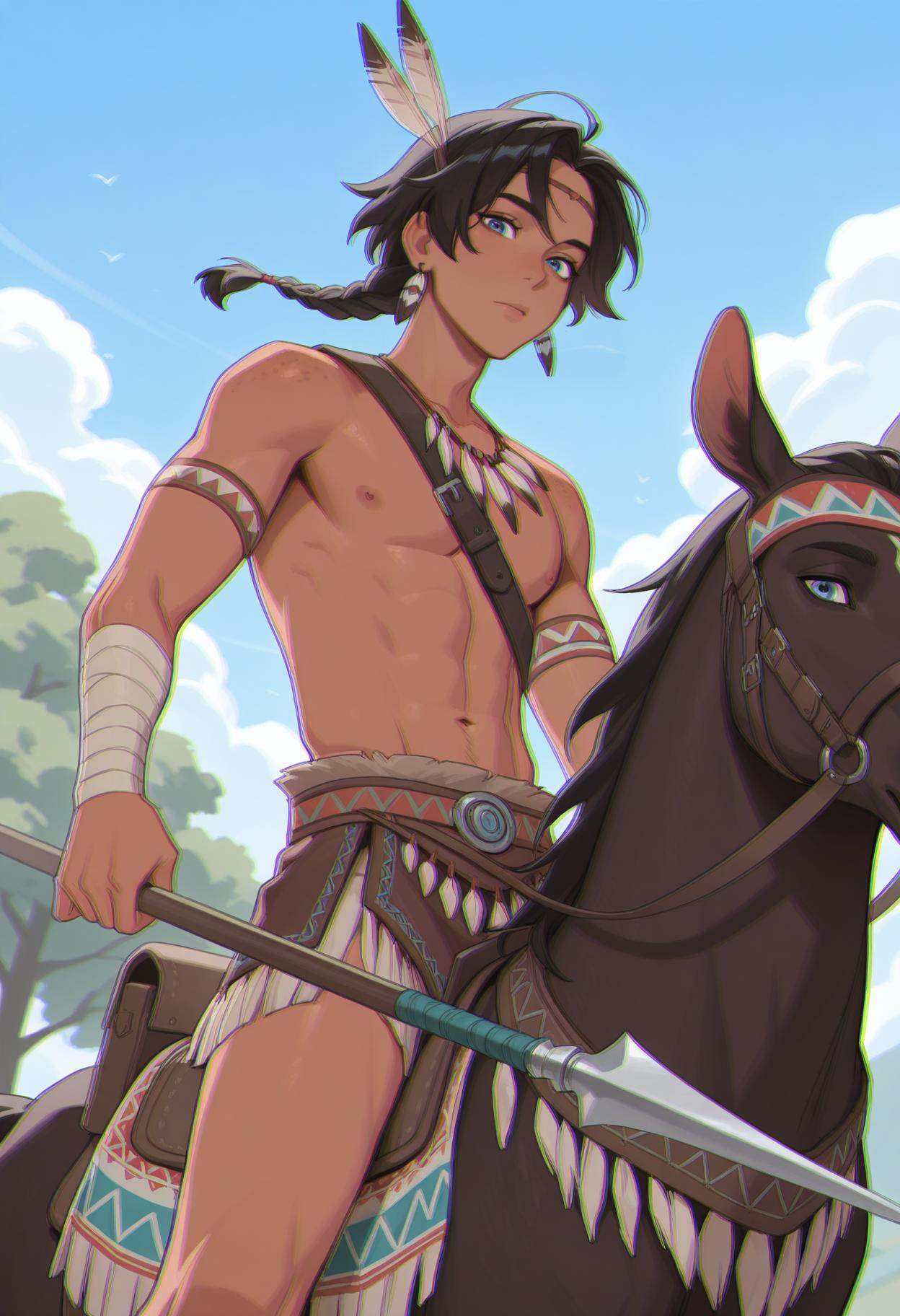 p0pfy,  weapon,  dark skin on Tensor.Art