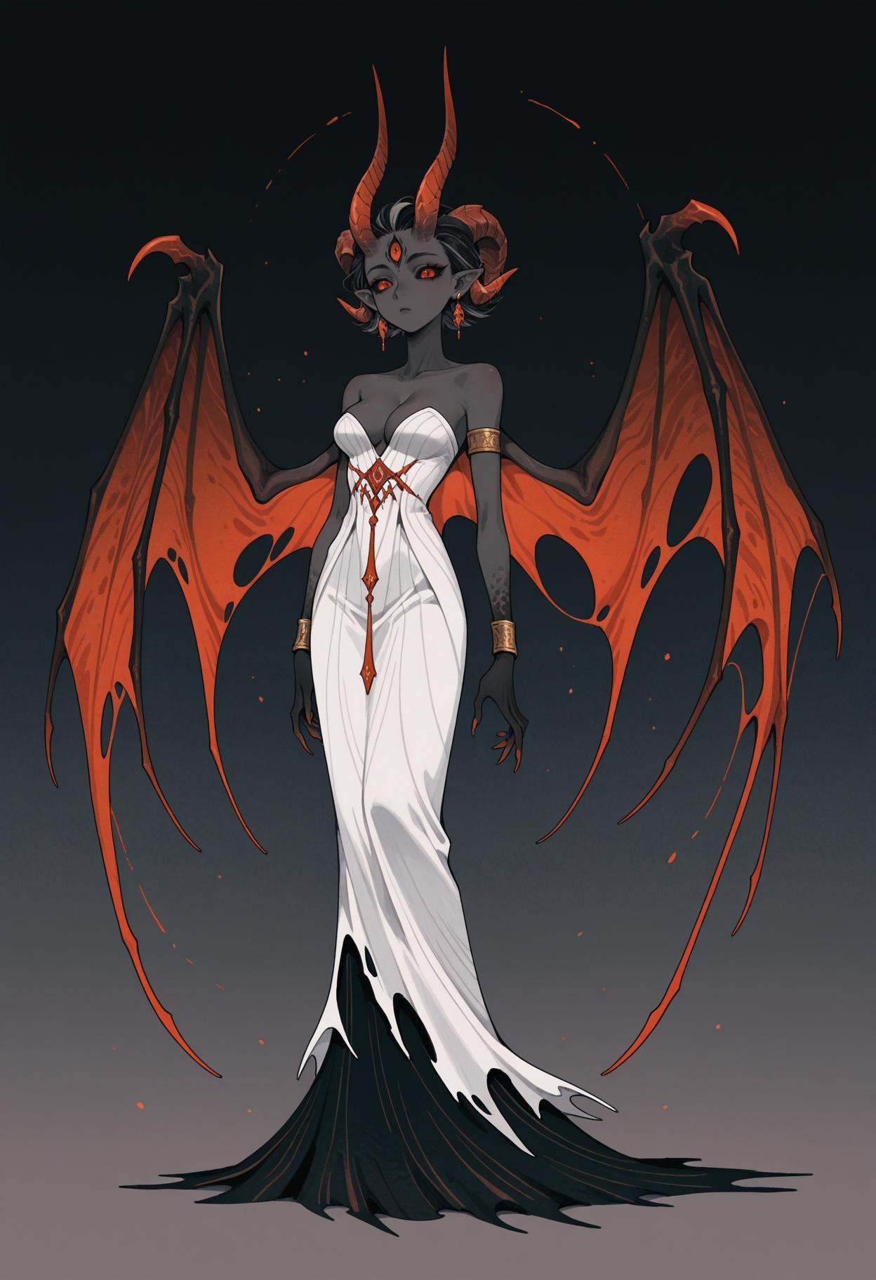 an1hu4,  1girl,  wings on Tensor.Art