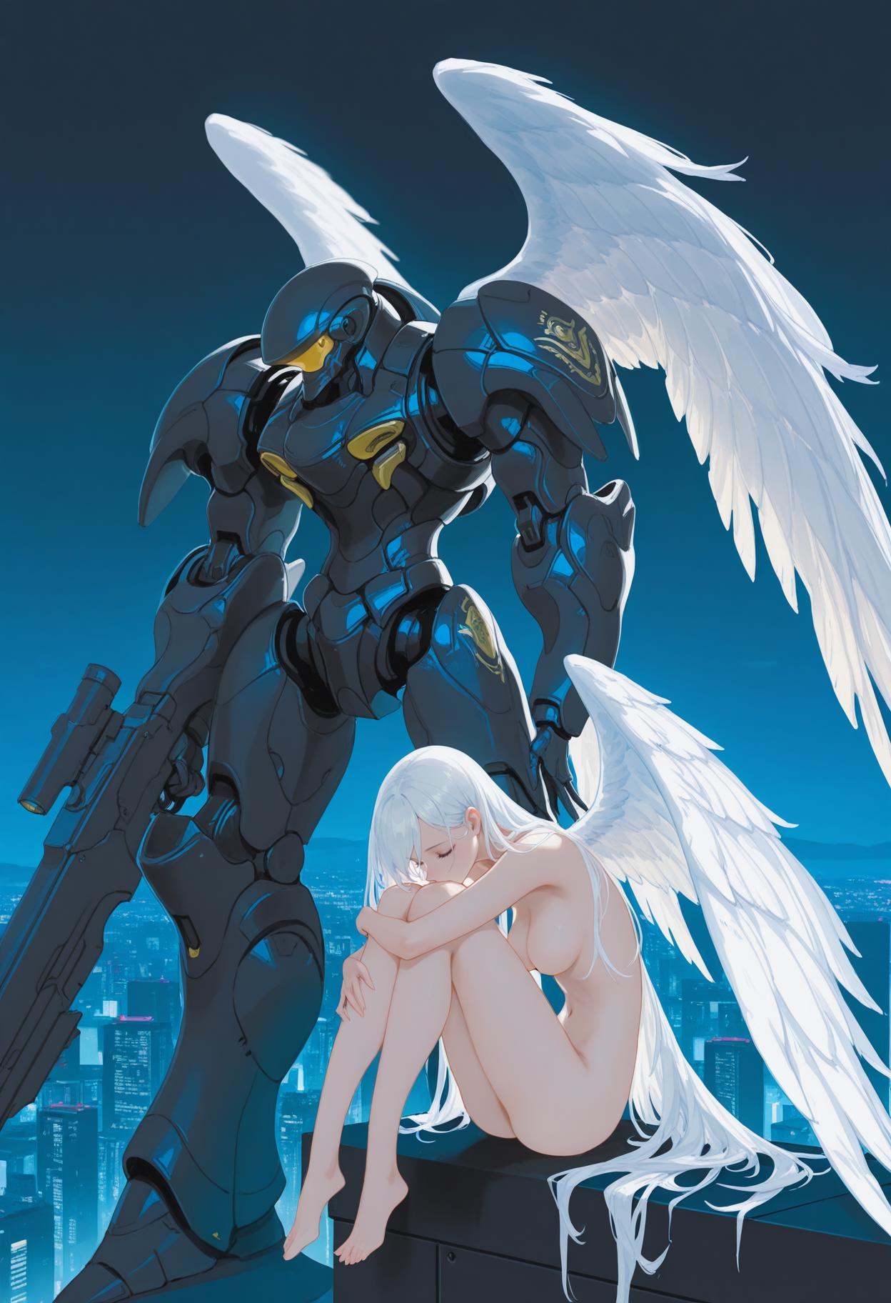dr3adsp1re,  1girl,  wings on Tensor.Art