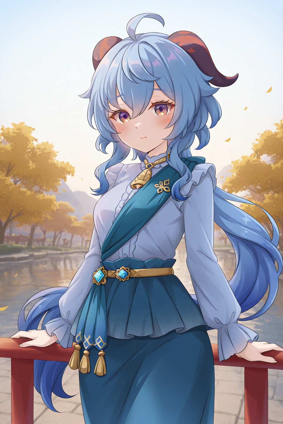 1girl,  solo,  ganyu (genshin impact) on Tensor.Art