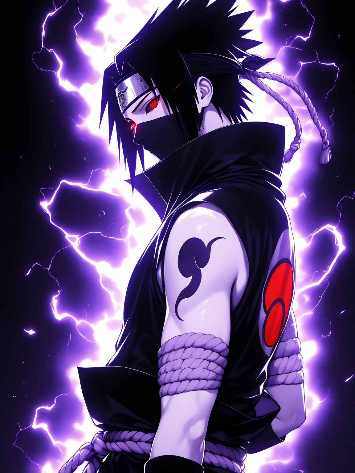 AiArtV,  Neon glow art,  Neon Anime Art on Tensor.Art