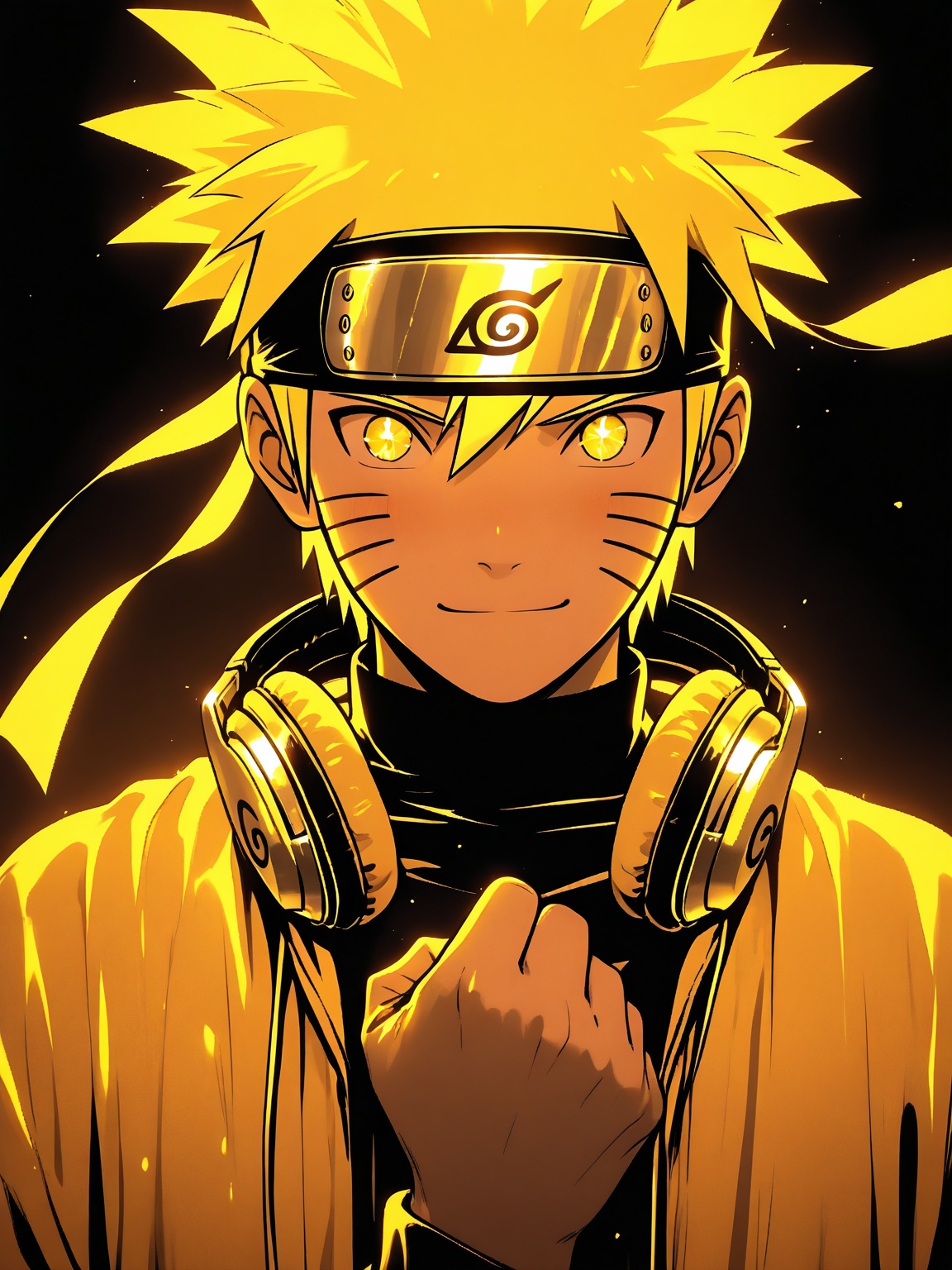AiArtV,  Neon glow art,  Neon Anime Art on Tensor.Art