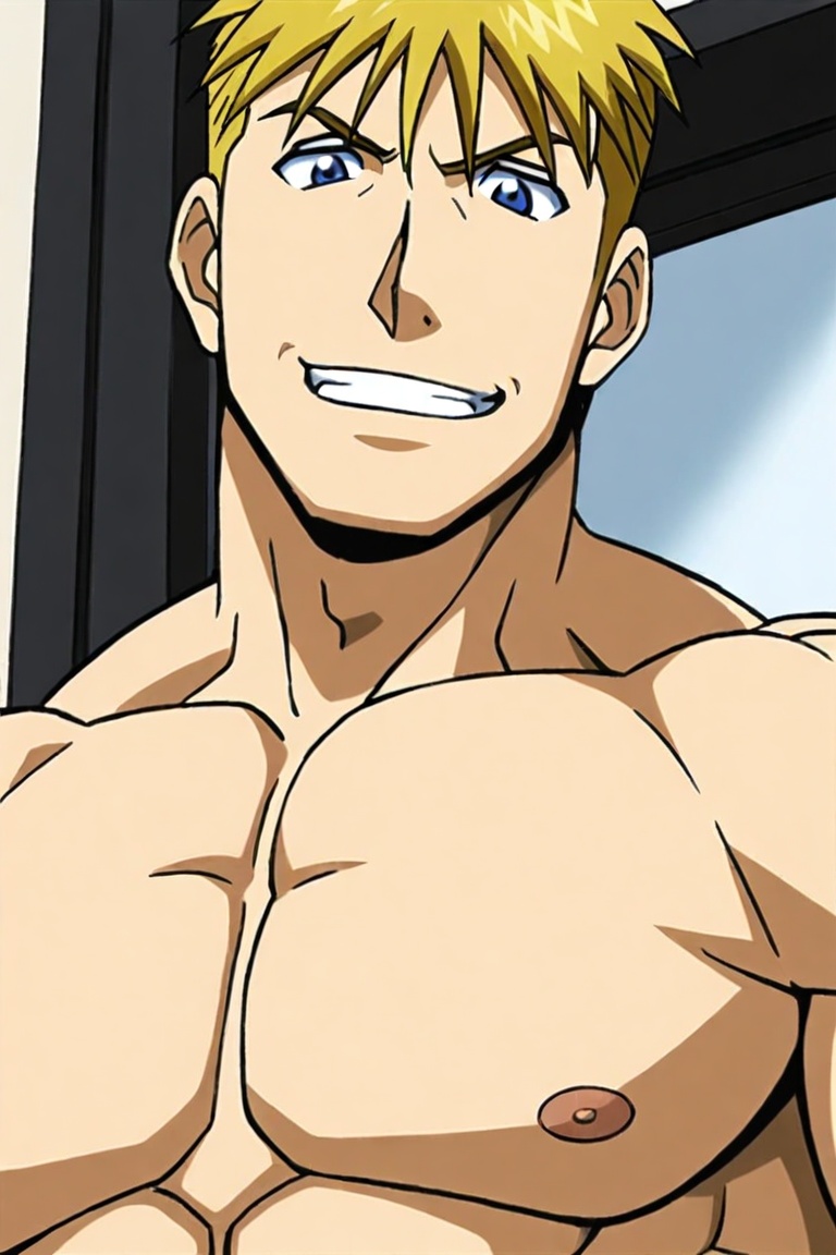Man,  tall,  blonde hair on Tensor.Art