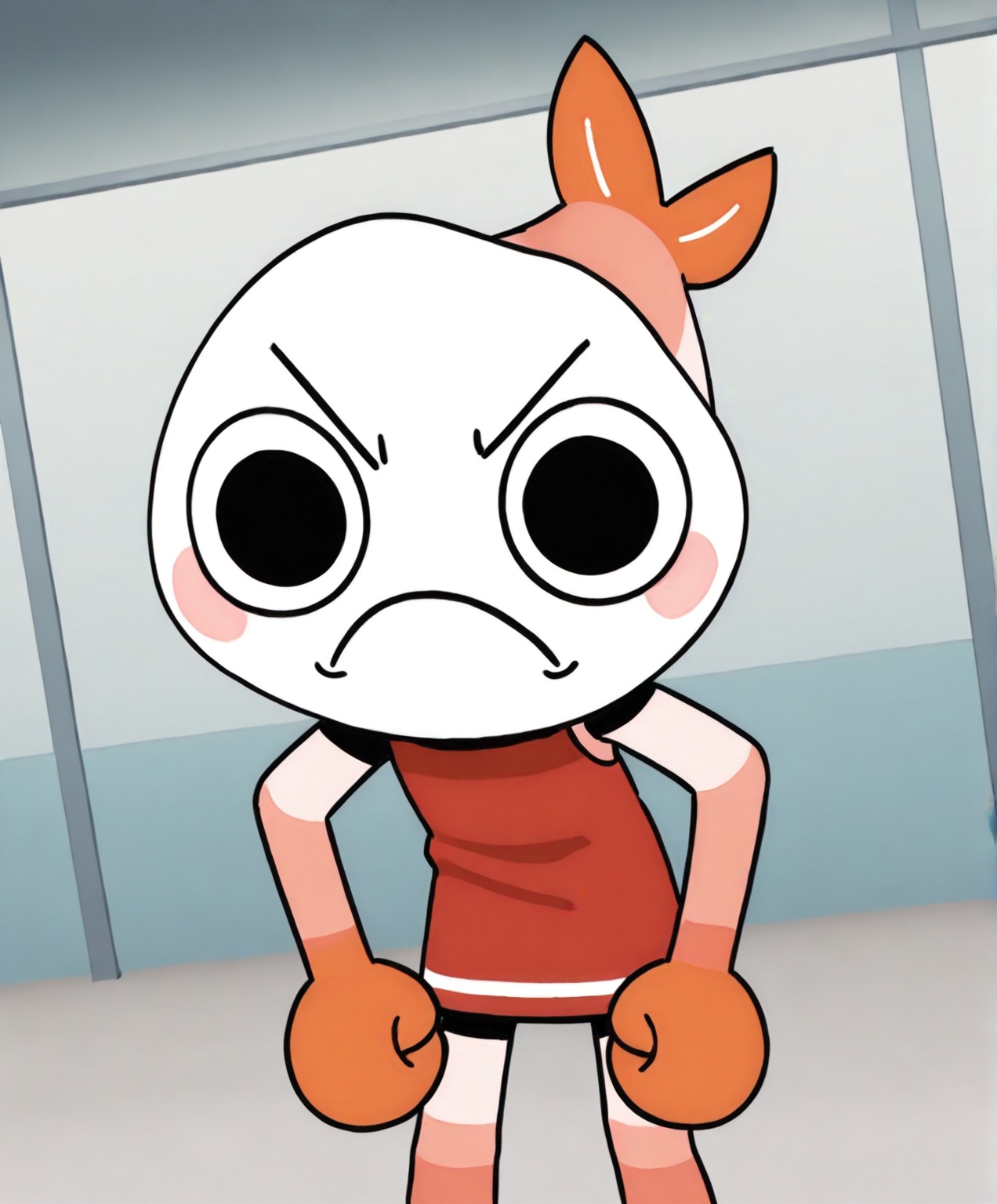 Shrimpo,  1girl,  black eyes on Tensor.Art