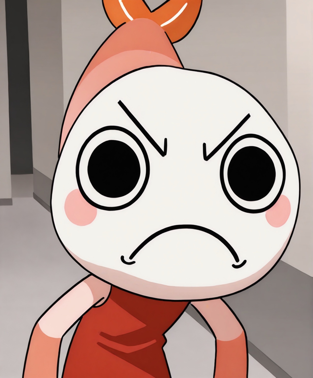 Shrimpo,  1girl,  black eyes on Tensor.Art