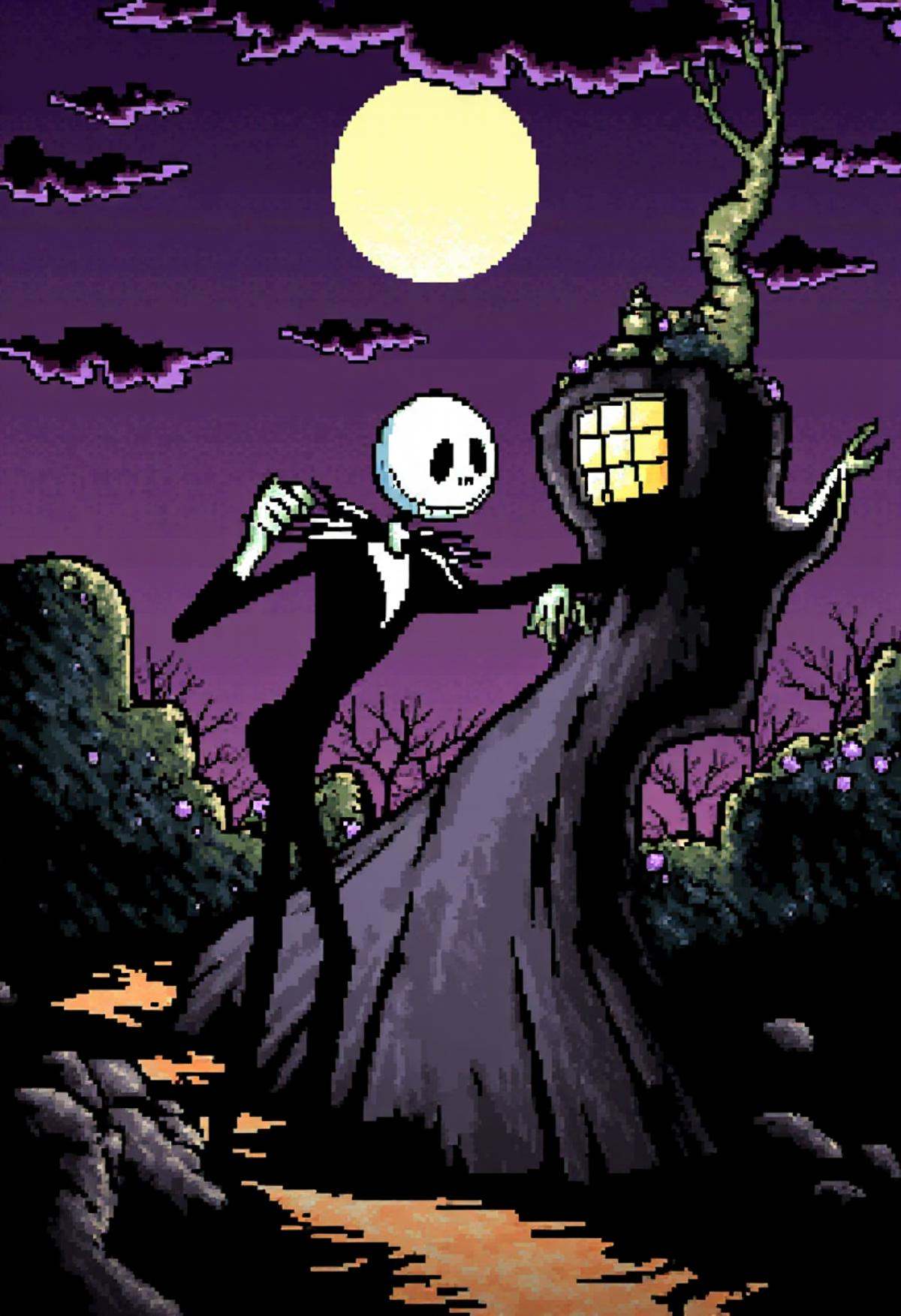 yoshislestyle,  Jack Skellington in Halloween Town. on Tensor.Art