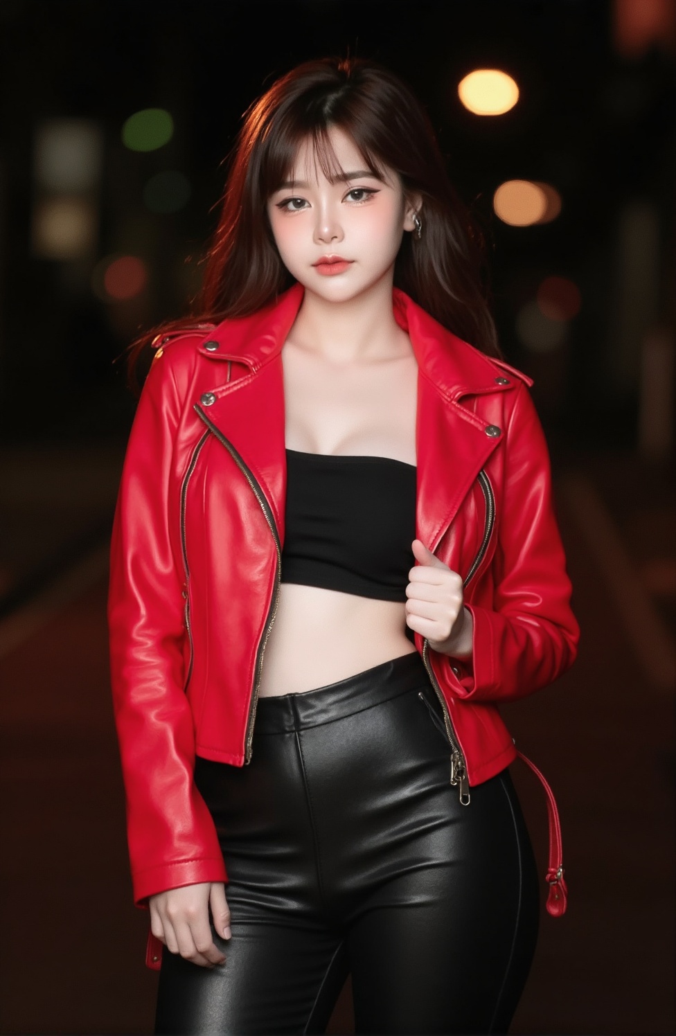 A stunning Beautiful indonesian girl 20 years old,  busty,  curvaceous figure. standing. cute face on Tensor.Art