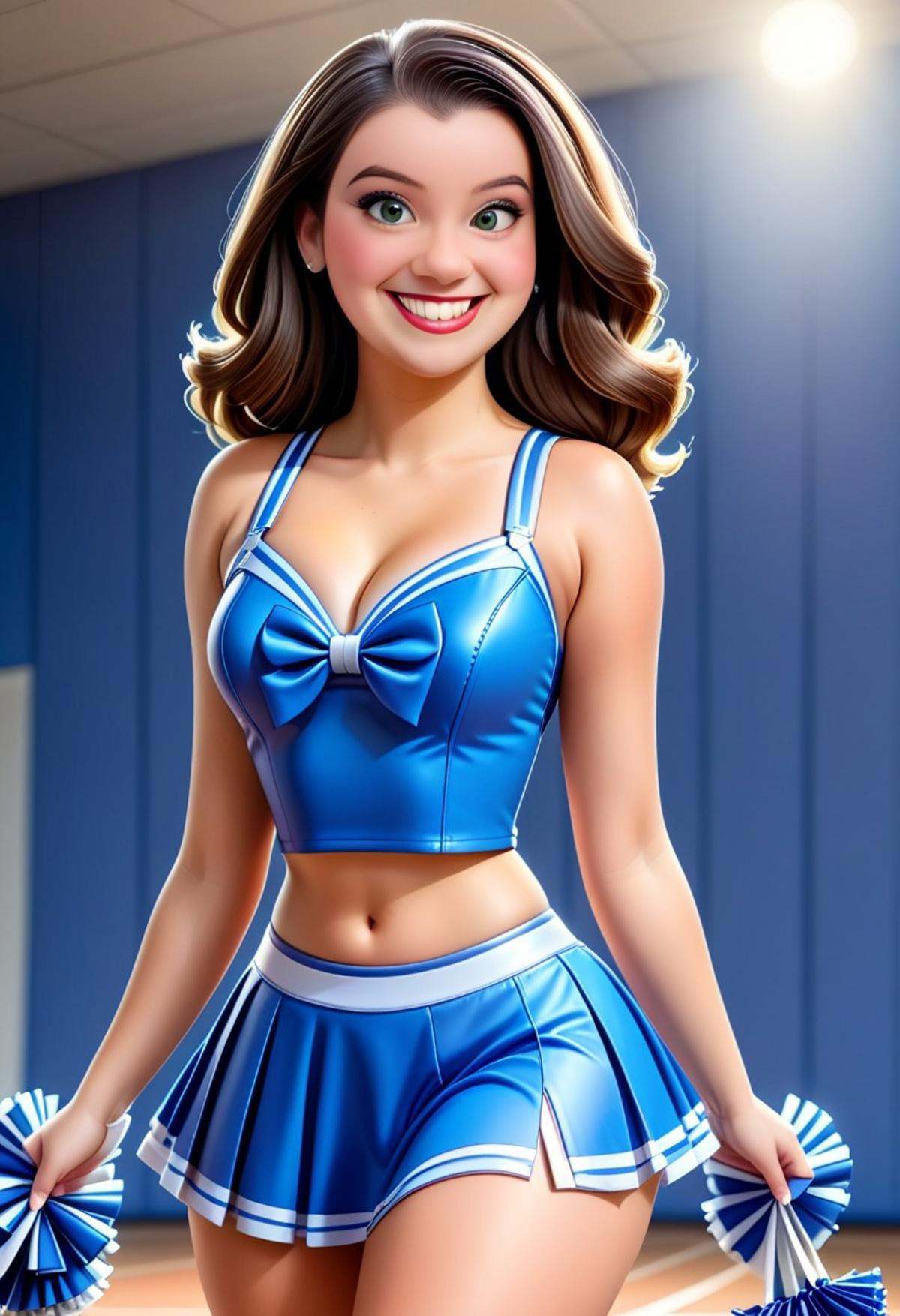 cute close-up seductive image of beautiful gorgeous sexy 18-year-old skinny beautiful Pixar curvy girl with medium breasts...