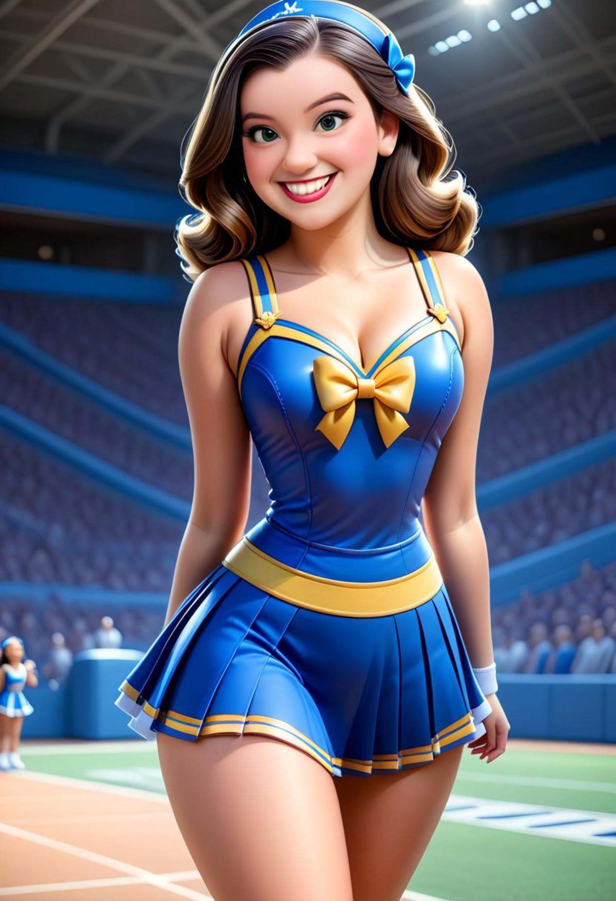 cute close-up seductive image of beautiful gorgeous sexy 18-year-old skinny beautiful Pixar curvy girl with medium breasts...