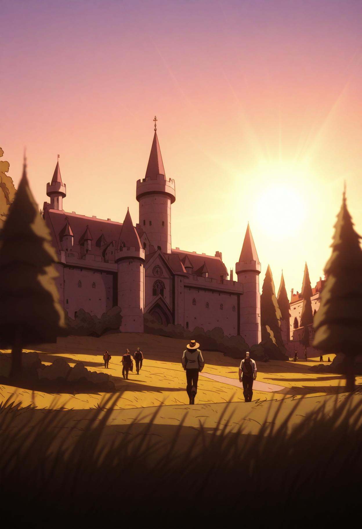 c0mmand0s,  scenery,  castle on Tensor.Art