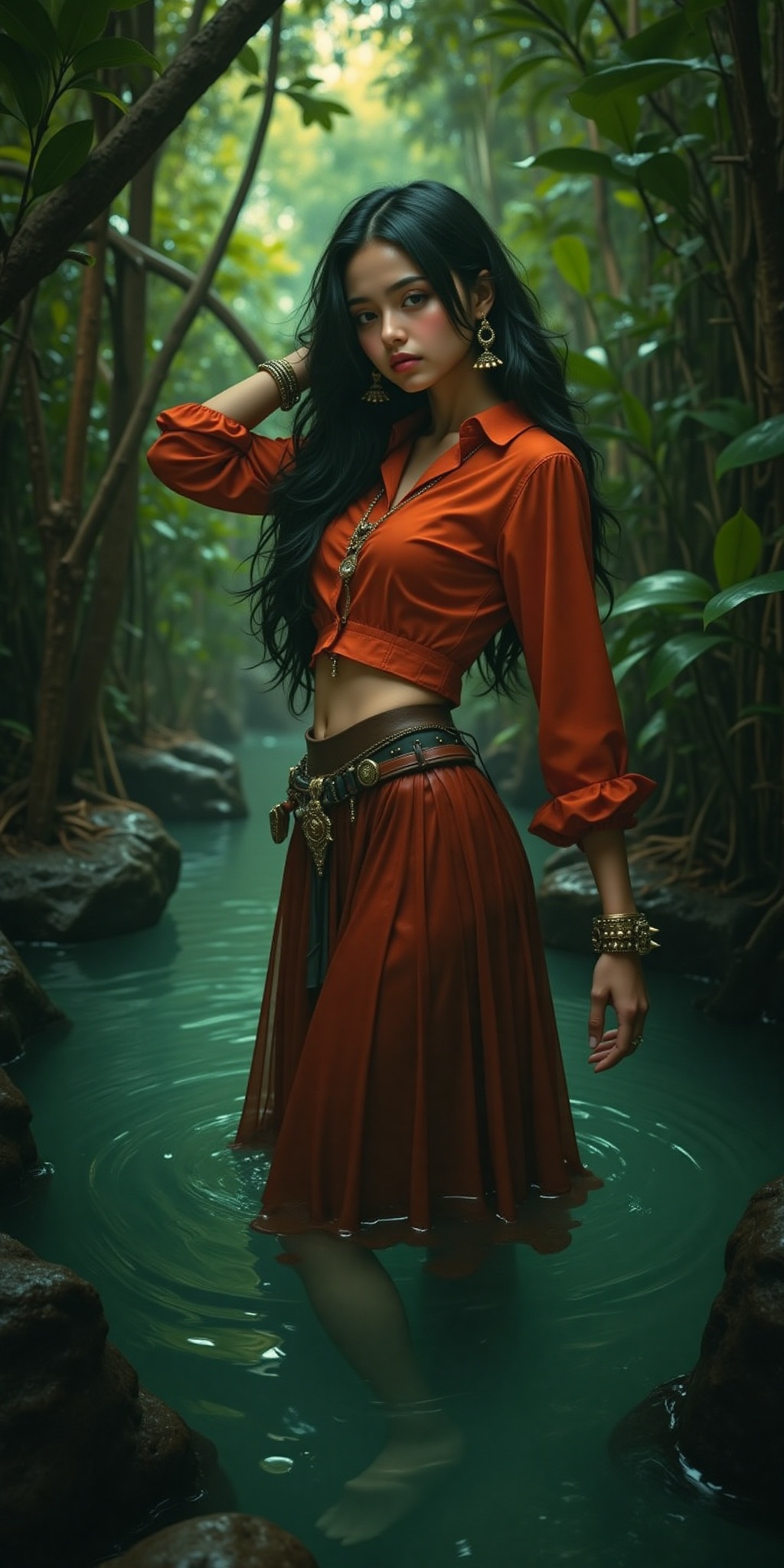 1girl,  solo,  long hair on Tensor.Art