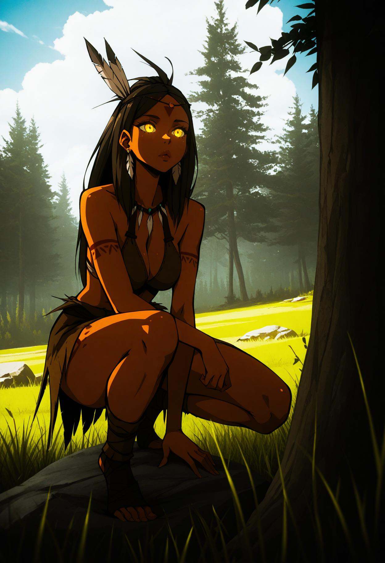 1nfl0u,  1girl,  outdoors on Tensor.Art